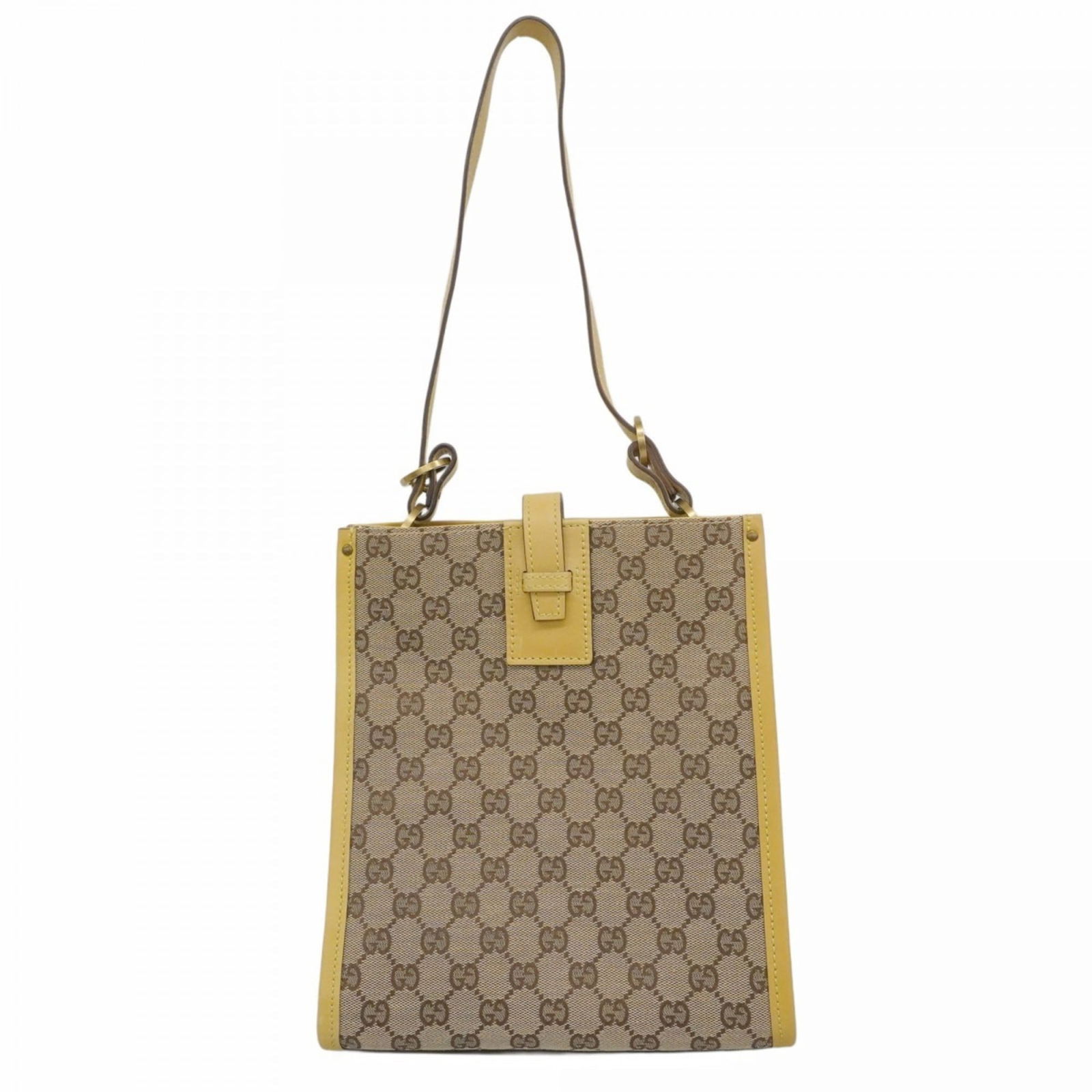 Leather - Gucci Shoulder Bag Canvas: Leather - Gucci Shoulder Bag Canvas This listing features Leather - Gucci Shoulder Bag Canvas. Item specifics are provided below. Item Specifics: Brand: Gucci Type: Shoulder Bag Material: Canvas , Lea
