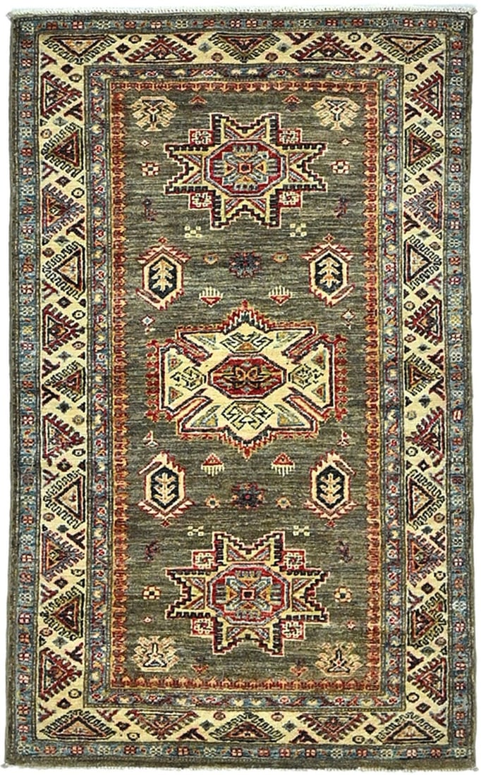 ft Handmade Kazak Oriental Rug Orange Tribal Geometric Style for Boho Dcor 3X5: ft Handmade Kazak Oriental Rug Orange Tribal Geometric Style for Boho Dcor 3X5 This listing features ft Handmade Kazak Oriental Rug Orange Tribal Geometric Style for Boho Dcor 3X5. Item specifics are