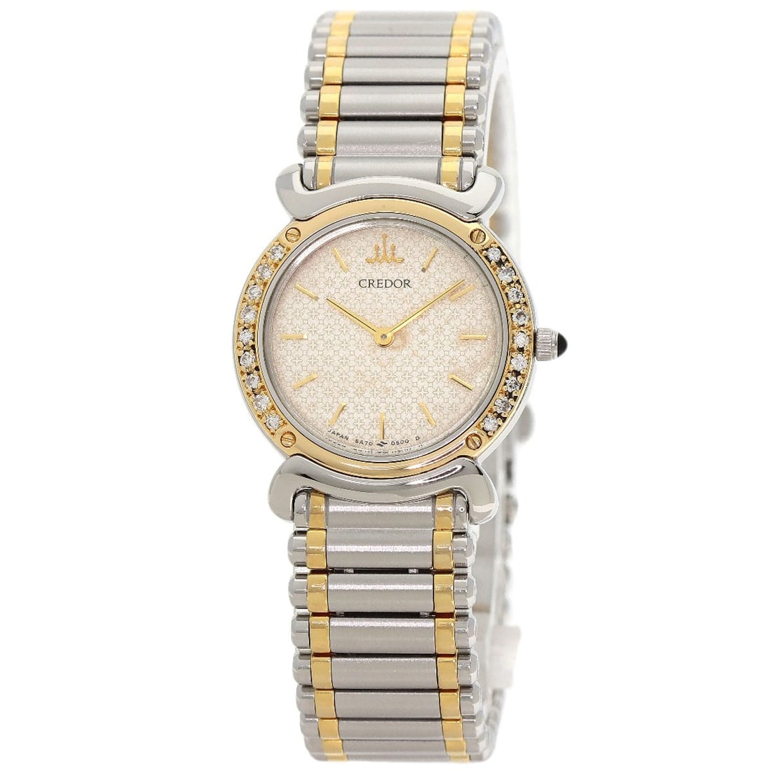 SSxK18YG SEIKO CREDOR Bezel Diamond Watches 5A70-0210 Stainless Steel/: SSxK18YG SEIKO CREDOR Bezel Diamond Watches 5A70-0210 Stainless Steel/ This listing features SSxK18YG SEIKO CREDOR Bezel Diamond Watches 5A70-0210 Stainless Steel/. Item specifics are provided below.