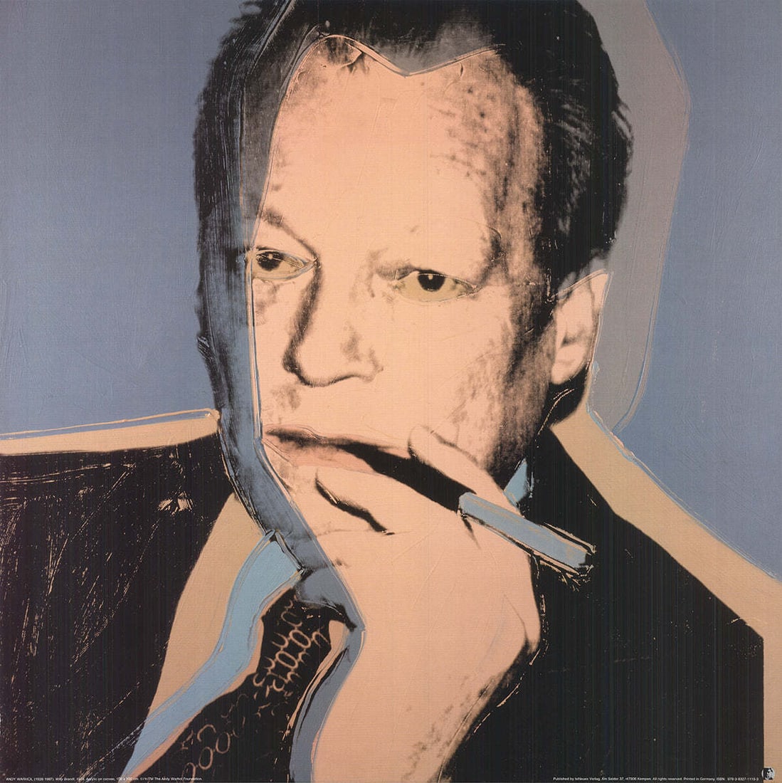 M ANDY WARHOL Willy Brandt 27.5" x 27.5" Poster 1997 Pop Art Black & White Blue: M ANDY WARHOL Willy Brandt 27.5" x 27.5" Poster 1997 Pop Art Black & White Blue This listing features M ANDY WARHOL Willy Brandt 27.5" x 27.5" Poster 1997 Pop Art Black & White Blue. Item specifics ar