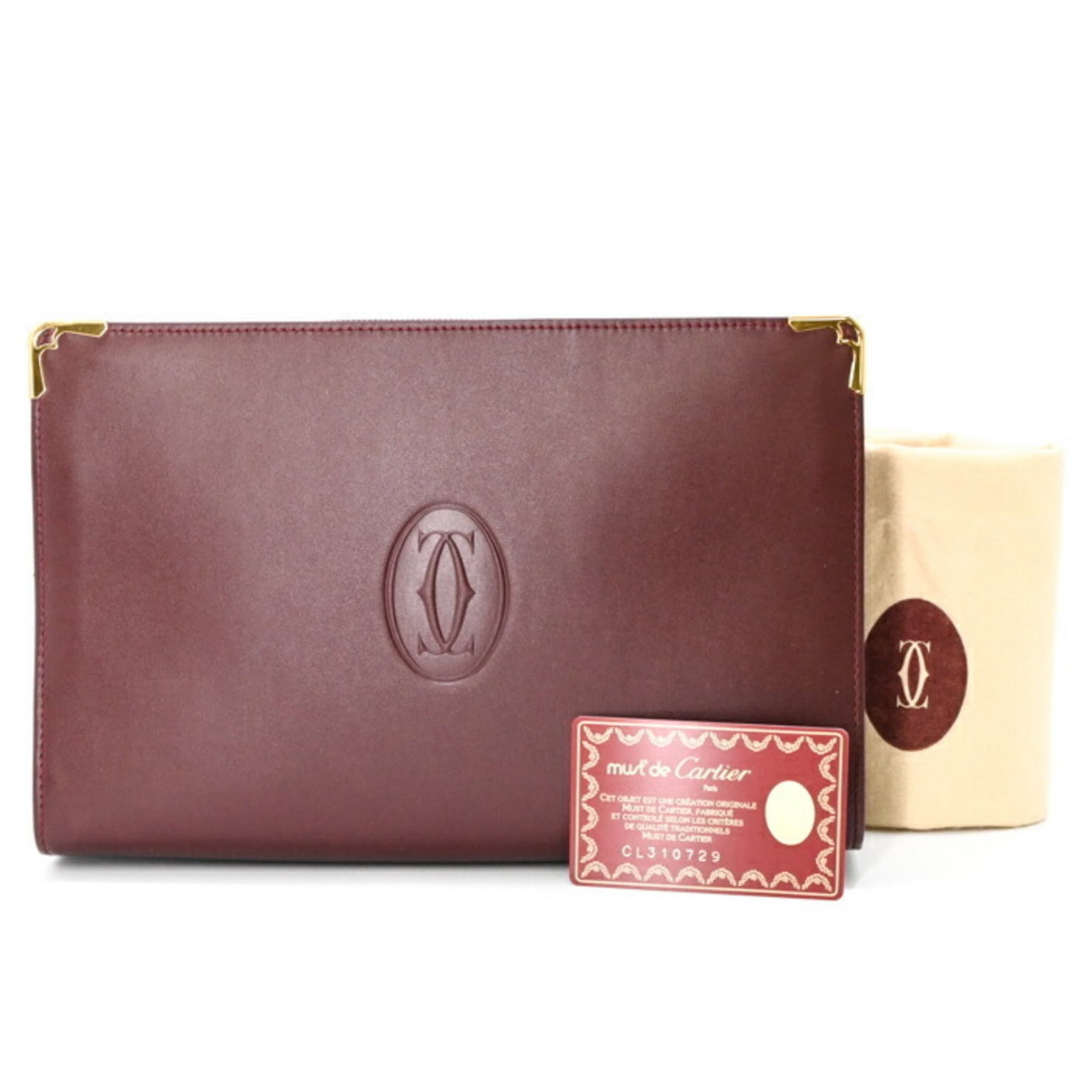 Bag Cartier Clutch: Bag Cartier Clutch This listing features Bag Cartier Clutch. Item specifics are provided below. Item Specifics: Brand: Cartier Type: Clutch Bag Color: Bordeaux, Red Color Gender: Men,Women Size (Hxwxd