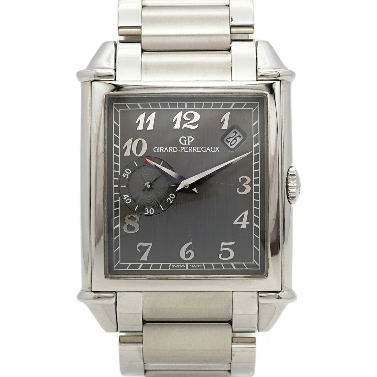 Wristwatch Girard-Perregaux: Wristwatch Girard-Perregaux This listing features Wristwatch Girard-Perregaux. Item specifics are provided below. Item Specifics: Brand: Girard-Perregaux Type: Wristwatch Gender: Men Material (Band):