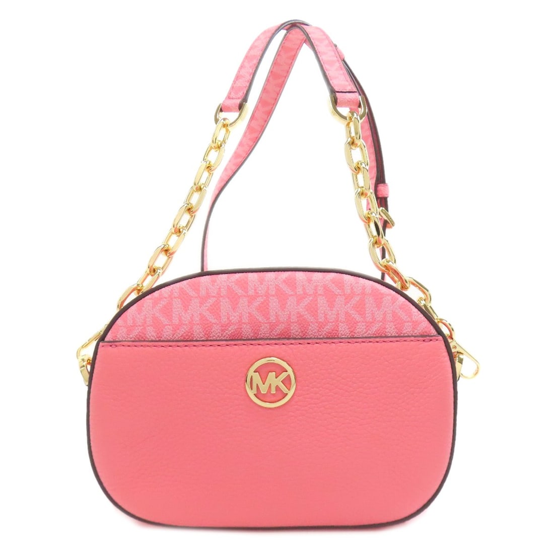 Leather Michael Kors MK Signature ChainShoulder Shoulder Bag: Leather Michael Kors MK Signature ChainShoulder Shoulder Bag This listing features Leather Michael Kors MK Signature ChainShoulder Shoulder Bag. Item specifics are provided below. Item Specifics: Bran