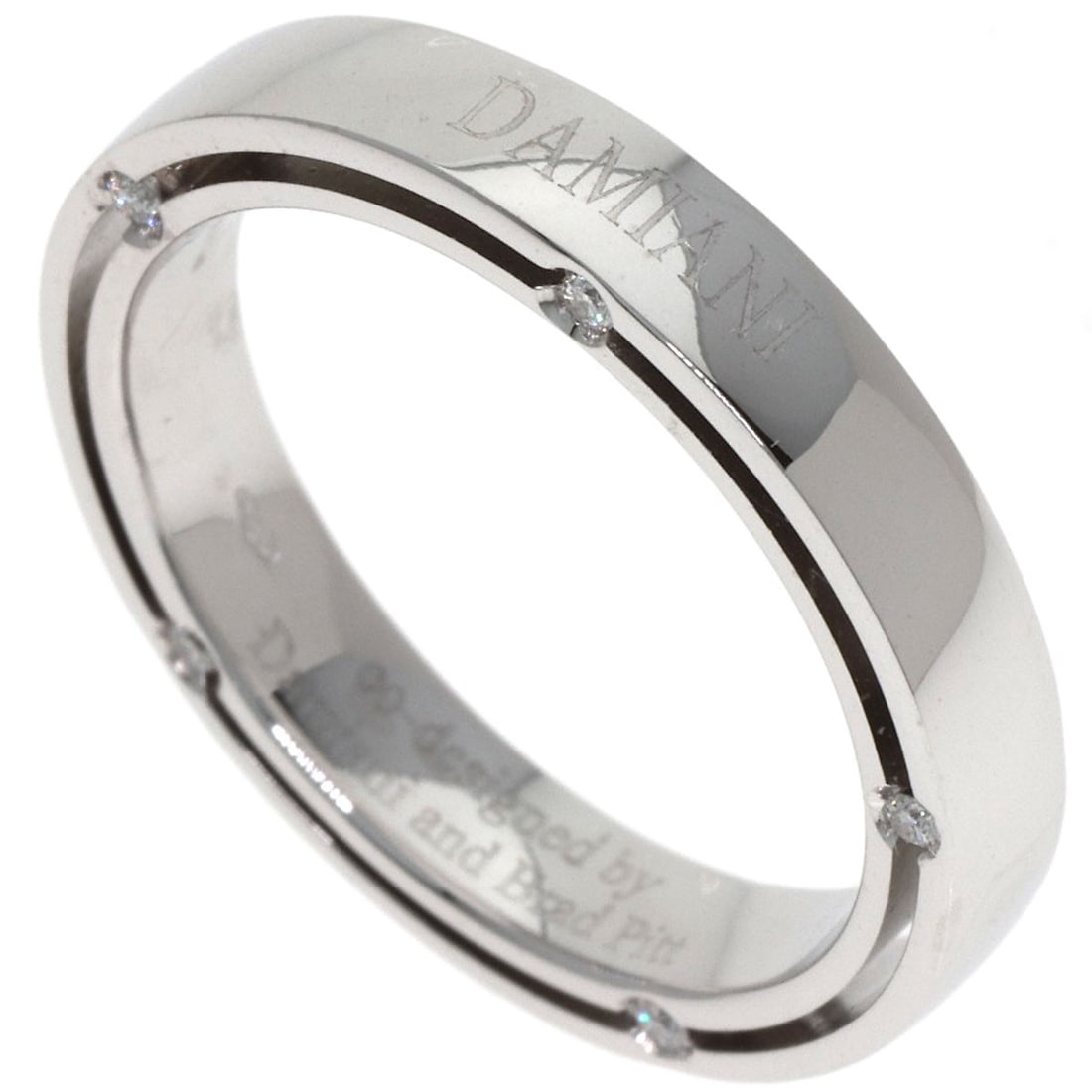 Gold Damiani D-Side Diamond Ring K18 White: Gold Damiani D-Side Diamond Ring K18 White This listing features Gold Damiani D-Side Diamond Ring K18 White. Item specifics are provided below. Item Specifics: Brand: Damiani Style: Ring Material: K18