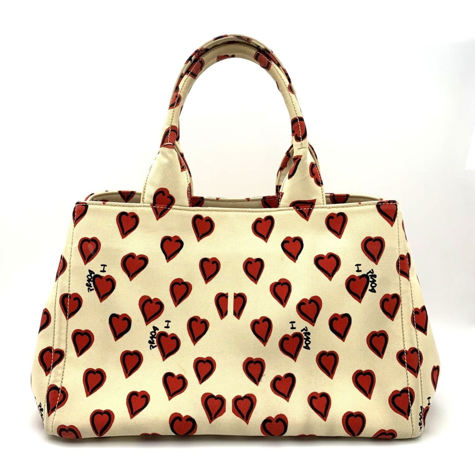 Canvas Prada Handbag - 2