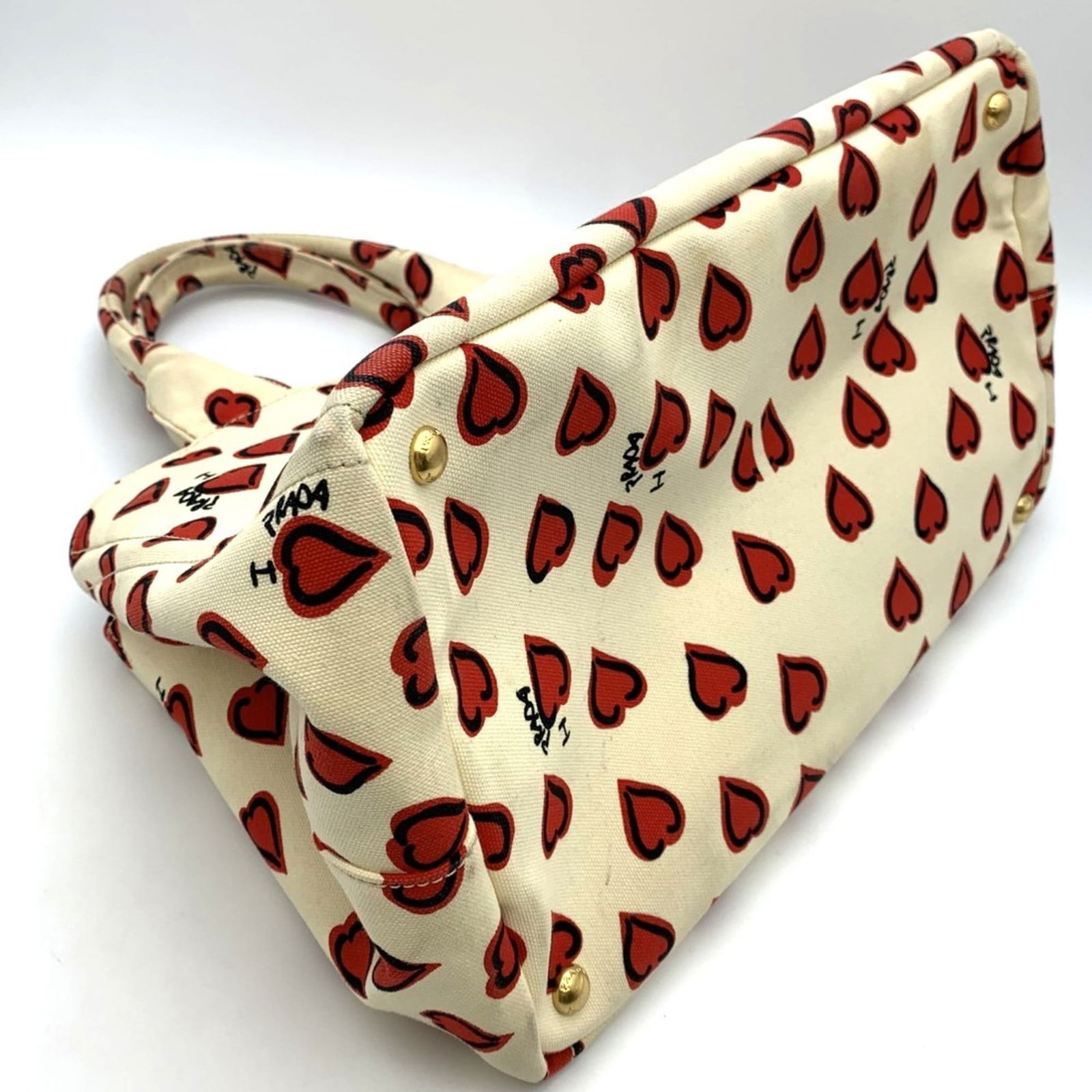 Canvas Prada Handbag - 4