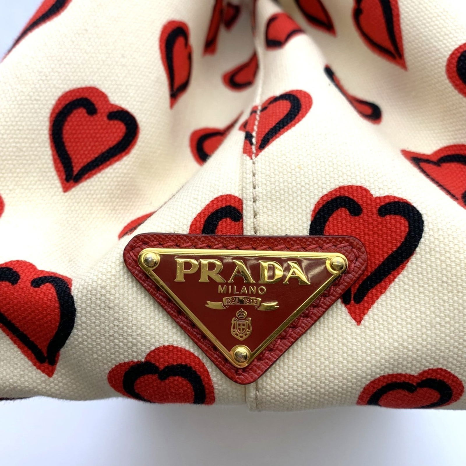 Canvas Prada Handbag - 6