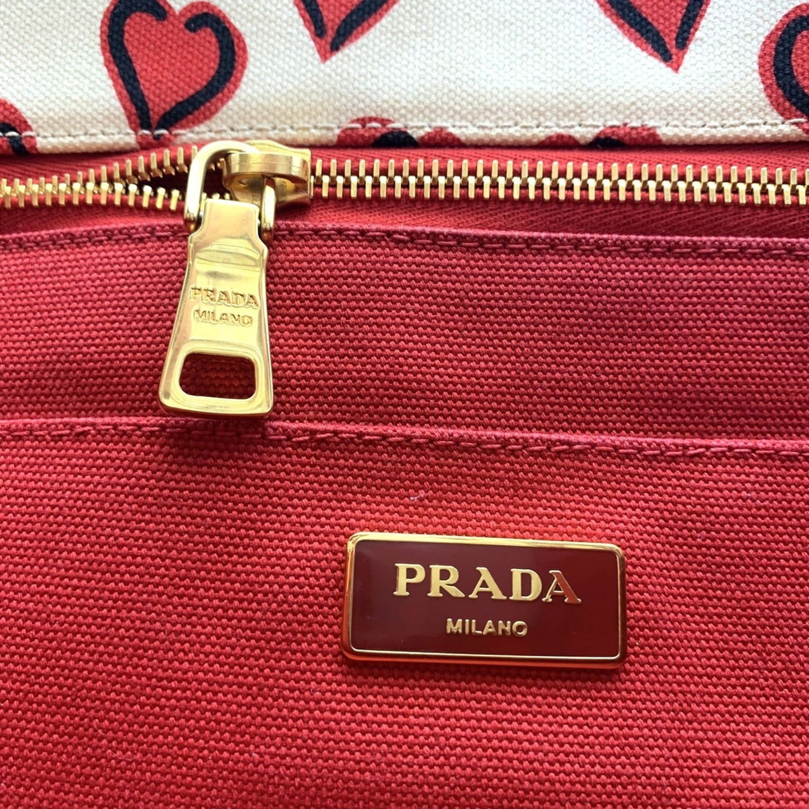 Canvas Prada Handbag - 8