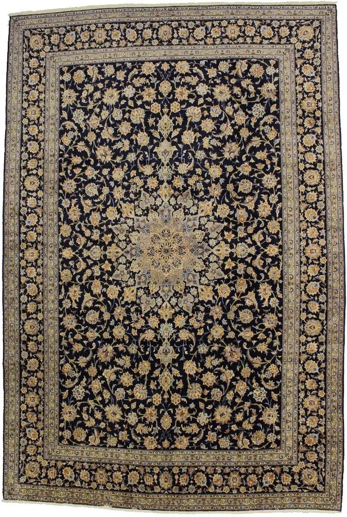 Carpet 11'6X17'4 Handmade Palatial Oriental Rug Dark Navy Floral Oversized: Carpet 11'6X17'4 Handmade Palatial Oriental Rug Dark Navy Floral Oversized This listing features Carpet 11'6X17'4 Handmade Palatial Oriental Rug Dark Navy Floral Oversized. Item specifics are provided