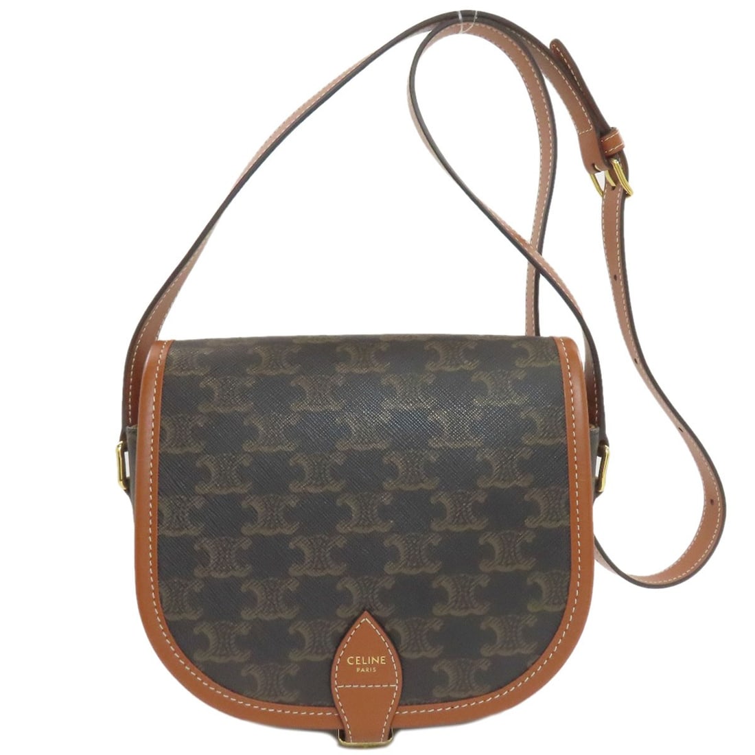 PVC CELINE Triomphe Shoulder Bag: PVC CELINE Triomphe Shoulder Bag This listing features PVC CELINE Triomphe Shoulder Bag. Item specifics are provided below. Item Specifics: Brand: CELINE Style: Shoulder Bag Exterior Material: PVC Ext