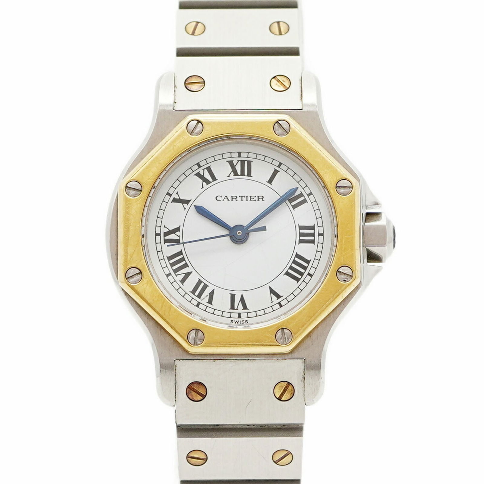 Wristwatch Cartier: Wristwatch Cartier This listing features Wristwatch Cartier. Item specifics are provided below. Item Specifics: Brand: Cartier Type: Wristwatch Gender: Women Material (Band): Stainless Steel, Yellow G