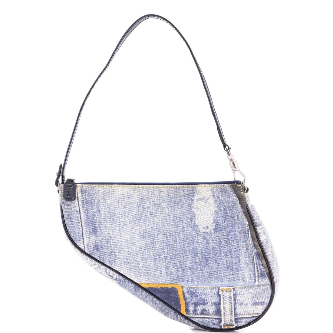 Mini Christian Dior Vintage Saddle Bag Printed Denim: Mini Christian Dior Vintage Saddle Bag Printed Denim This listing features Mini Christian Dior Vintage Saddle Bag Printed Denim. Item specifics are provided below. Item Specifics: Brand: Christian Dio