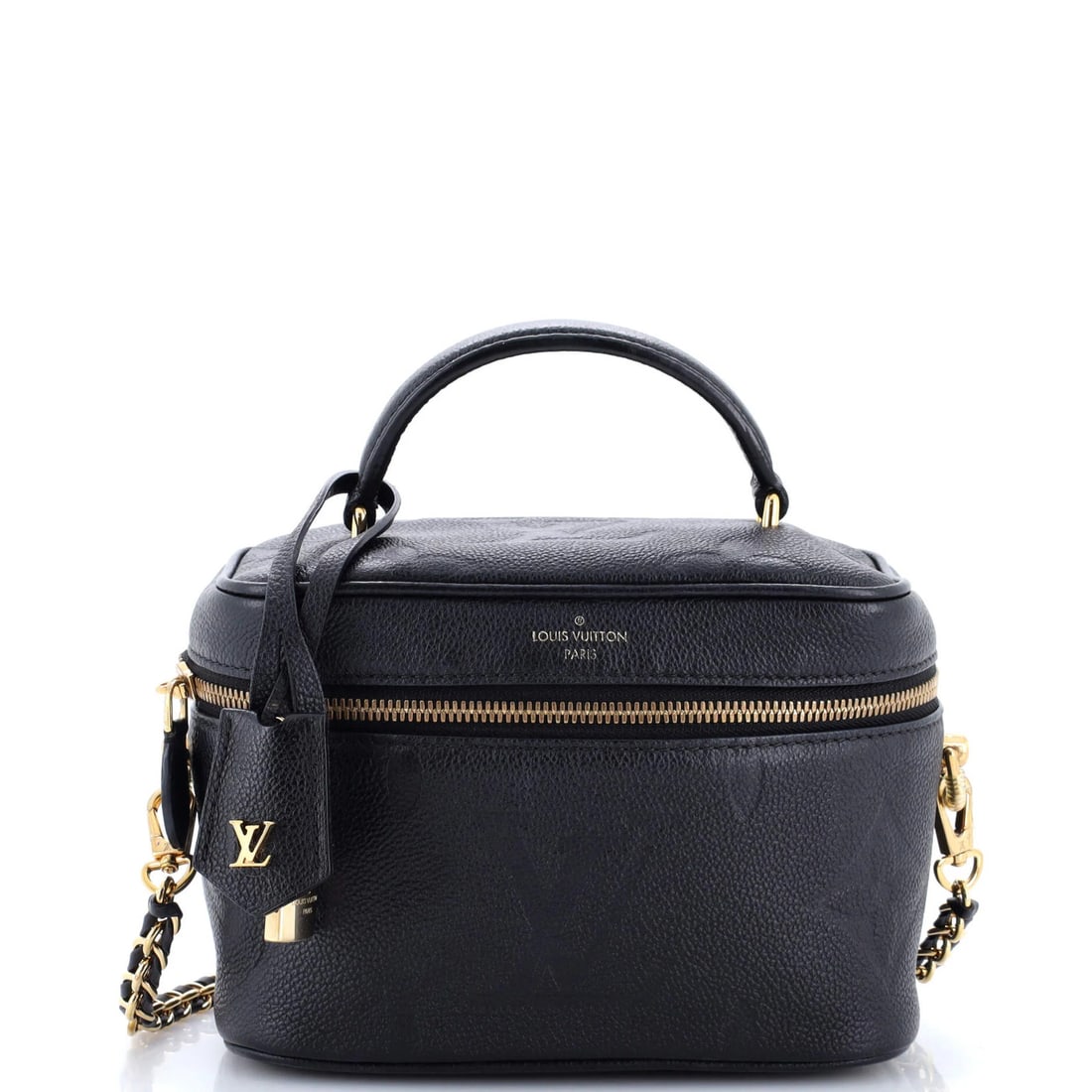 PM Louis Vuitton Vanity Handbag Monogram Empreinte Giant: PM Louis Vuitton Vanity Handbag Monogram Empreinte Giant This listing features PM Louis Vuitton Vanity Handbag Monogram Empreinte Giant. Item specifics are provided below. Item Specifics: Brand: Louis