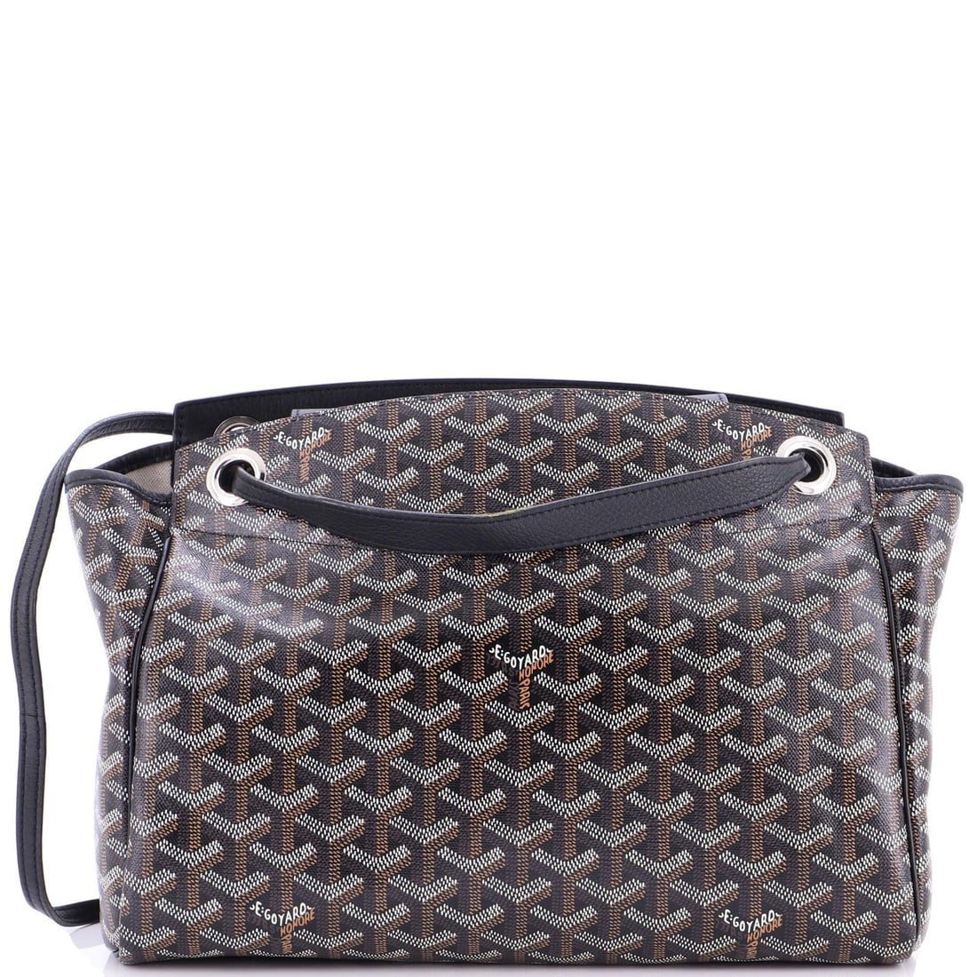 PM Goyard Rouette Bag Coated Canvas: PM Goyard Rouette Bag Coated Canvas This listing features PM Goyard Rouette Bag Coated Canvas. Item specifics are provided below. Item Specifics: Brand: Goyard Exterior Material: Canvas Coated Style: