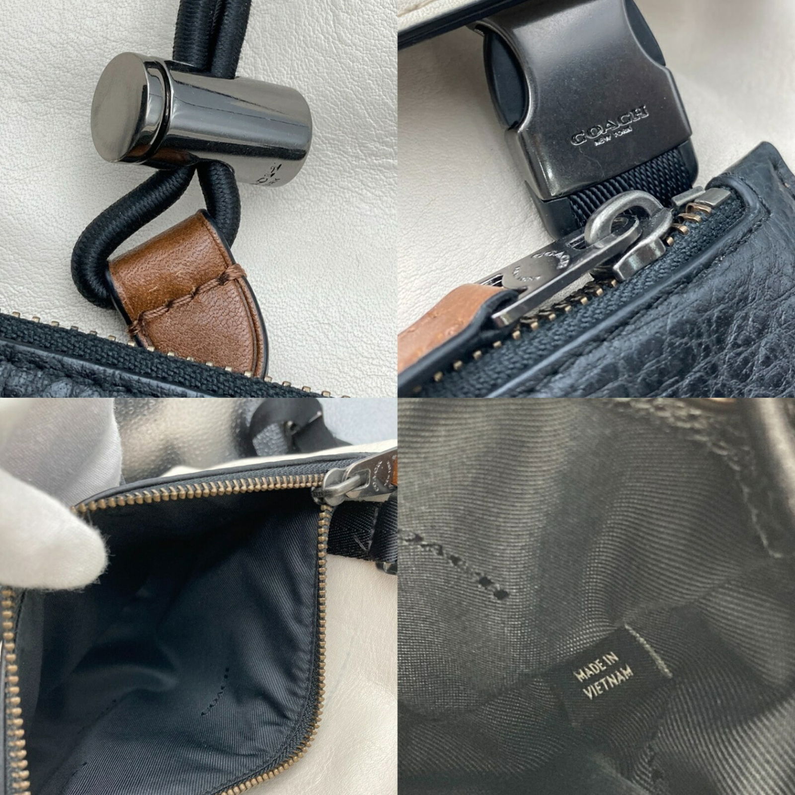 Leather Coach Backpack - 6