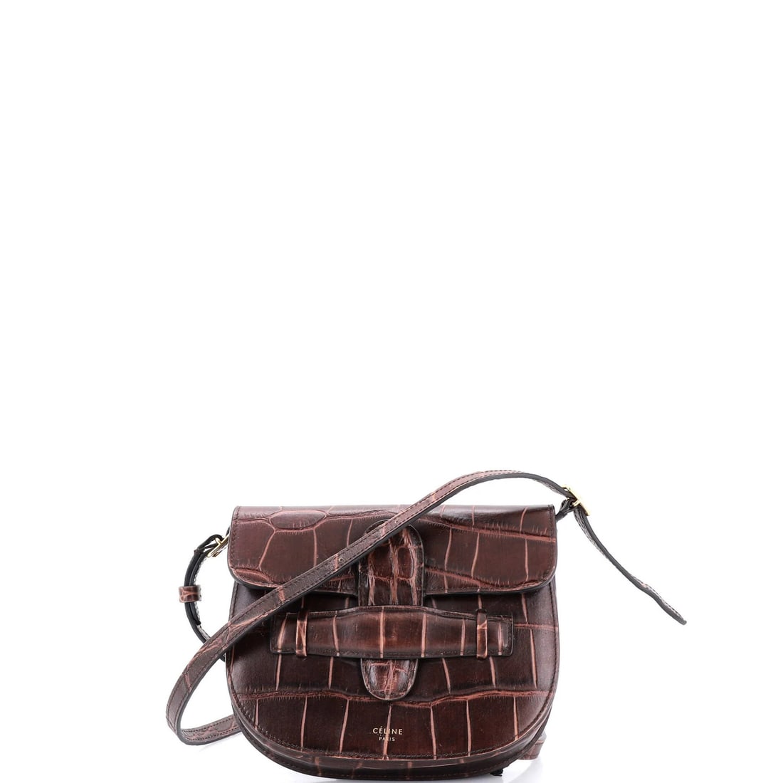 Mini Celine Symmetrical Shoulder Bag Crocodile Embossed Leather: Mini Celine Symmetrical Shoulder Bag Crocodile Embossed Leather This listing features Mini Celine Symmetrical Shoulder Bag Crocodile Embossed Leather. Item specifics are provided below. Item