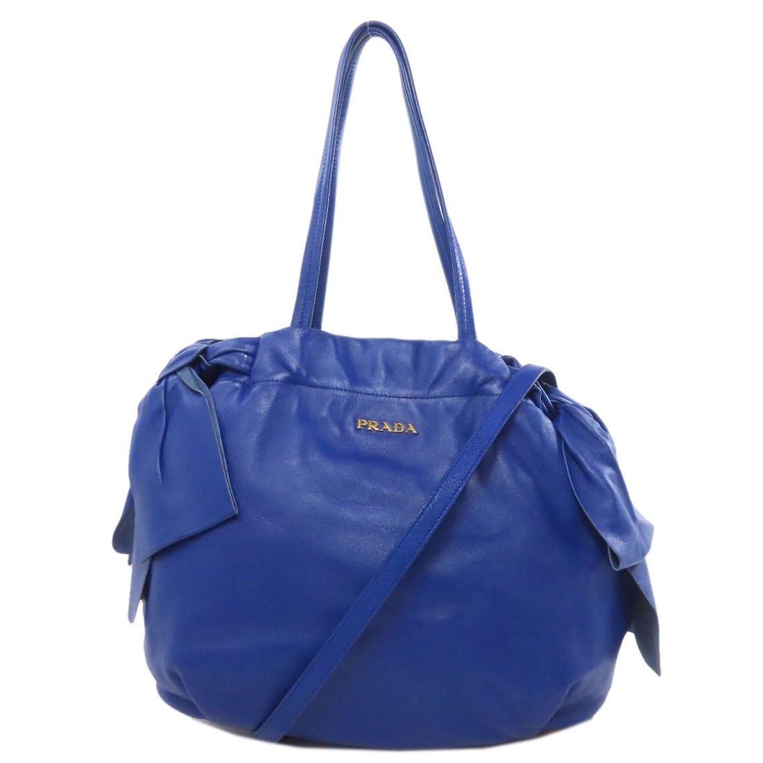 Calf PRADA 2WAY Tote Bag: Calf PRADA 2WAY Tote Bag This listing features Calf PRADA 2WAY Tote Bag. Item specifics are provided below. Item Specifics: Brand: PRADA Style: Tote Bag Exterior Material: Calf Exterior Color: blue