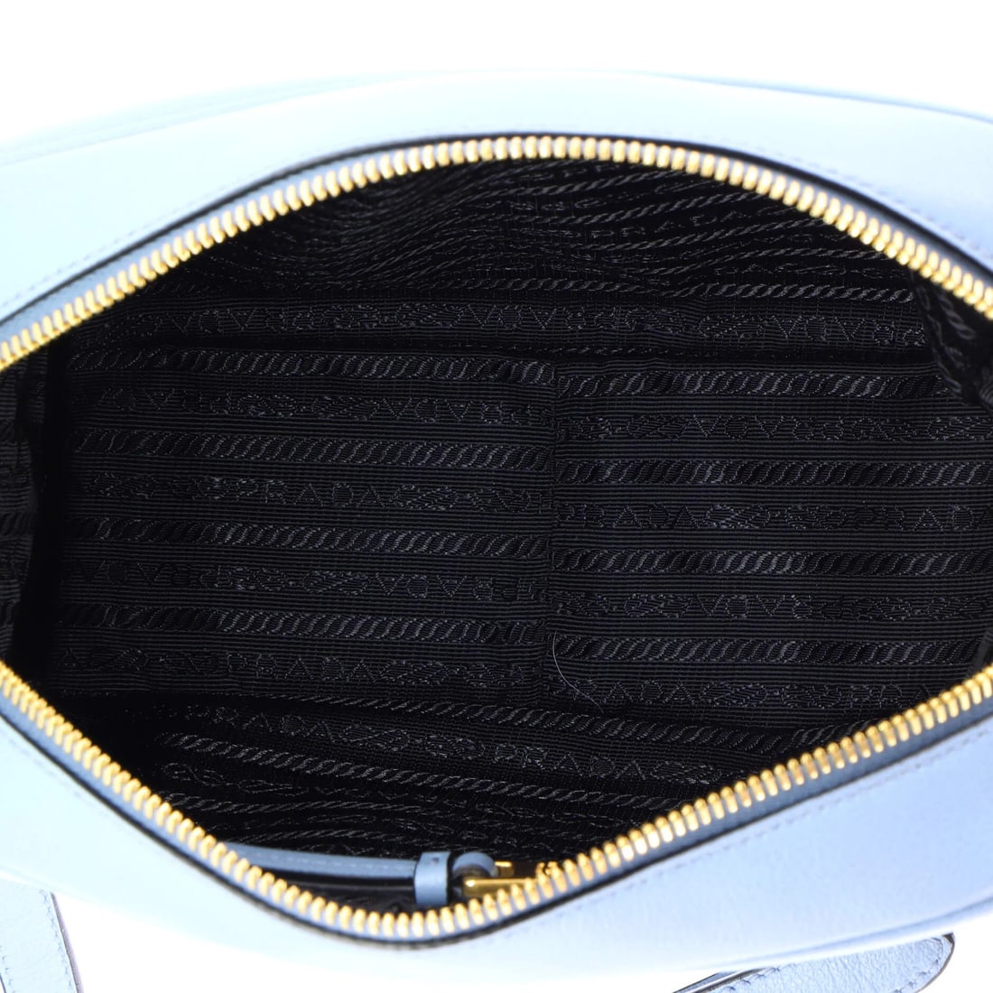 Small Prada Logo Camera Bag Embossed Leather - 5