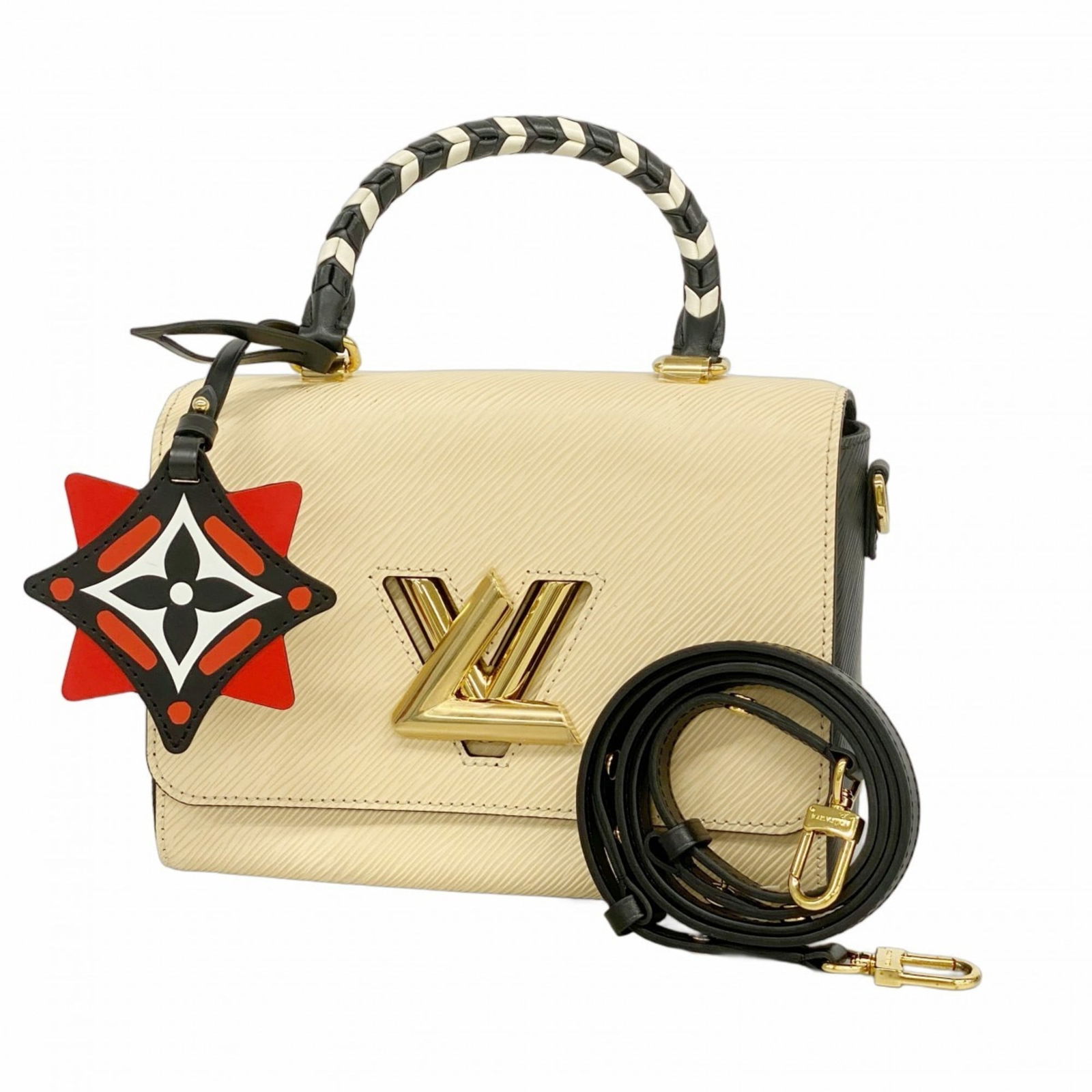 Handbag Louis Vuitton: Handbag Louis Vuitton This listing features Handbag Louis Vuitton. Item specifics are provided below. Item Specifics: Brand: Louis Vuitton Type: Handbag Color: Black, Cream Gender: Women Size (Hxwxd):