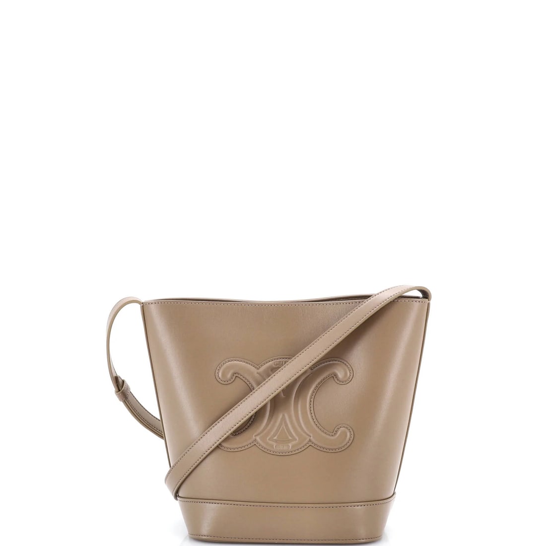 Small Celine Cuir Triomphe Bucket Bag Leather: Small Celine Cuir Triomphe Bucket Bag Leather This listing features Small Celine Cuir Triomphe Bucket Bag Leather. Item specifics are provided below. Item Specifics: Brand: Celine Exterior Material: L