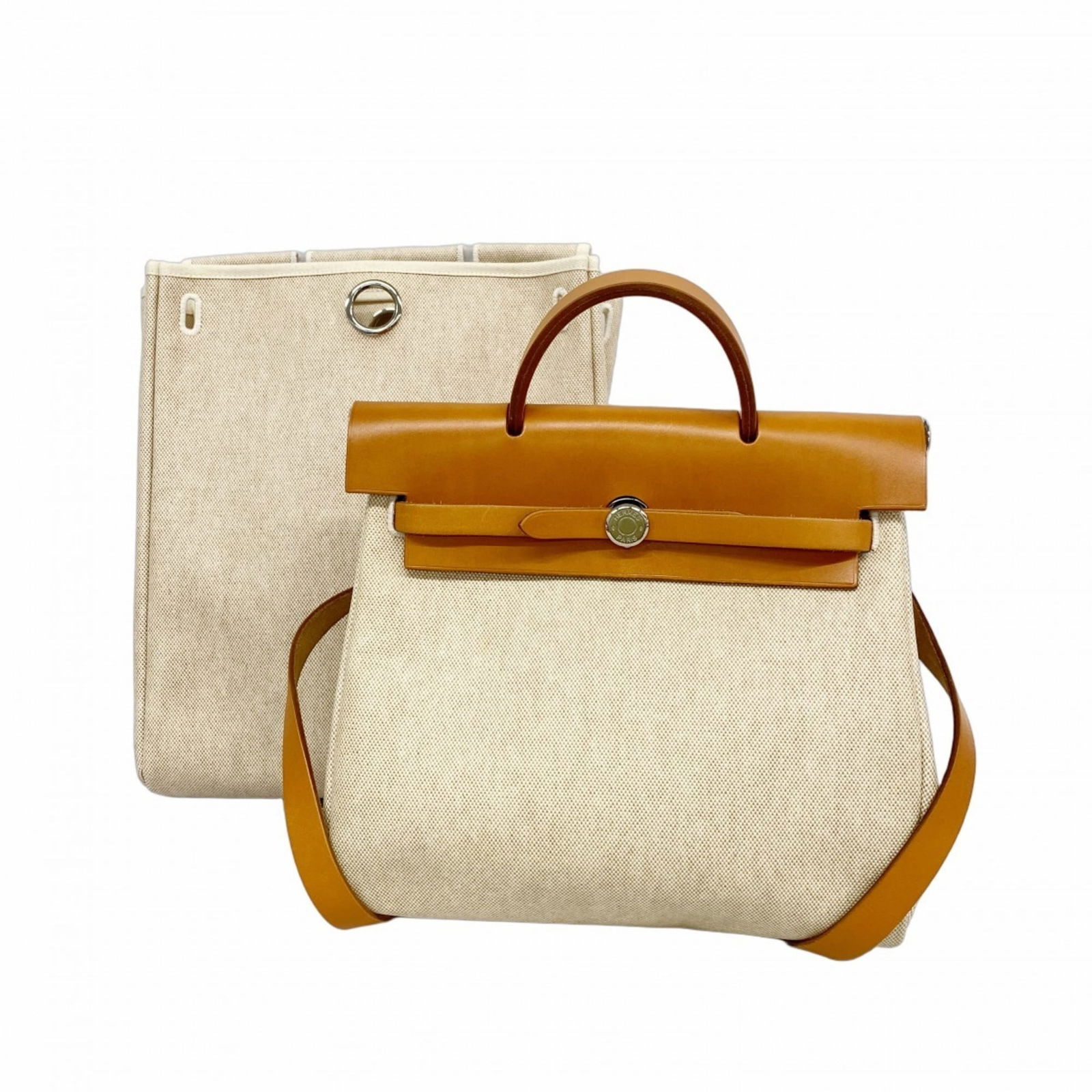 H Hermes Backpack Toile: H Hermes Backpack Toile This listing features H Hermes Backpack Toile. Item specifics are provided below. Item Specifics: Brand: Hermes Type: Backpack Material: Toile H Color: Natural Hardware Color: