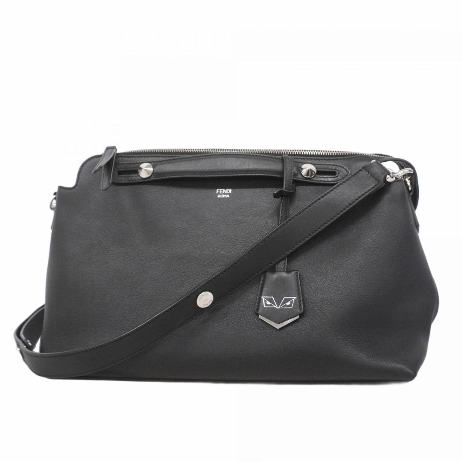Leather Fendi Handbag: Leather Fendi Handbag This listing features Leather Fendi Handbag. Item specifics are provided below. Item Specifics: Brand: Fendi Type: Handbag Material: Leather Color: Black Hardware Color: Silver G