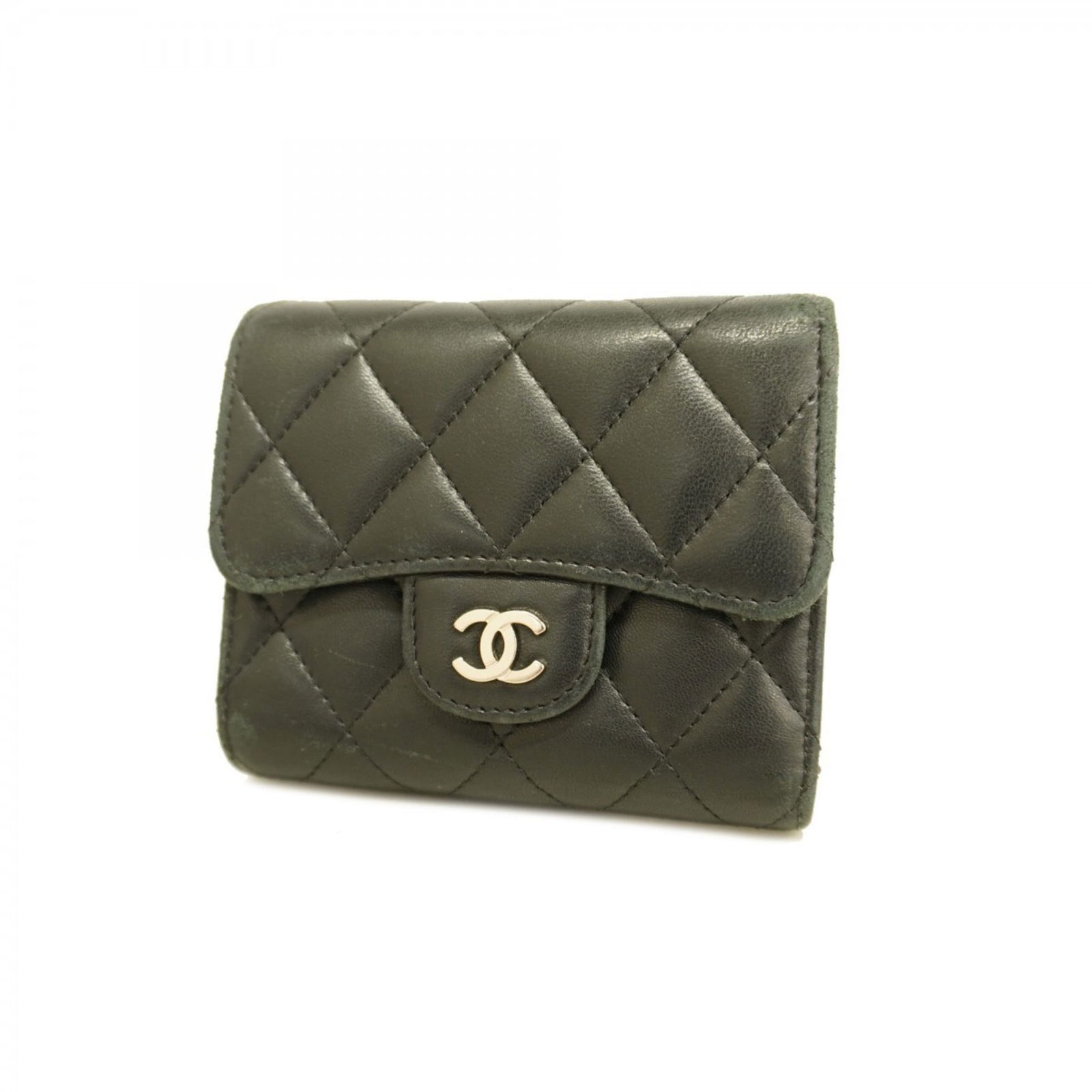 Leather Chanel Wallet (Tri-Fold): Leather Chanel Wallet (Tri-Fold) This listing features Leather Chanel Wallet (Tri-Fold). Item specifics are provided below. Item Specifics: Brand: Chanel Type: Wallet (Tri-Fold) Gender: Women Material
