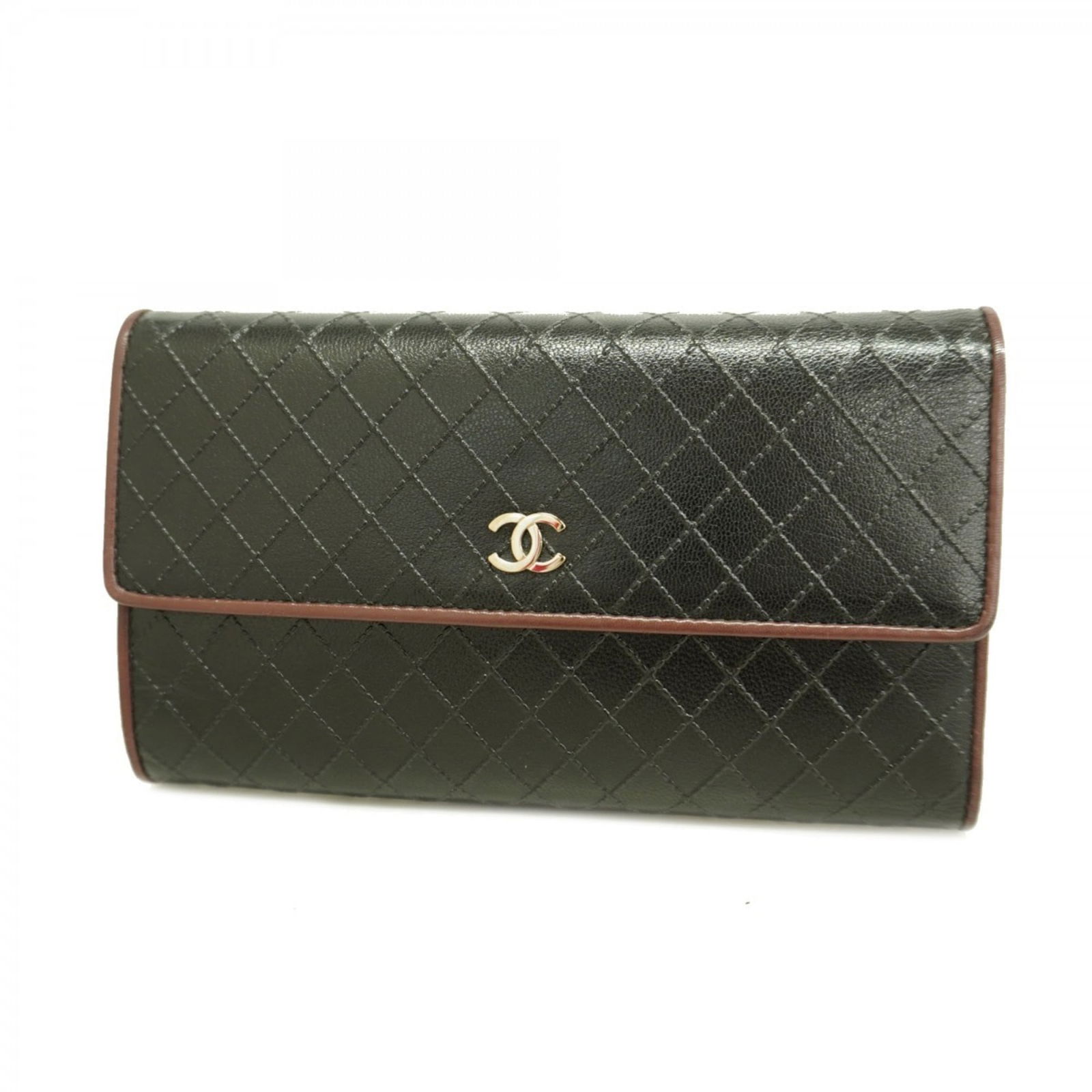 Leather Chanel Long Wallet (Tri-Fold): Leather Chanel Long Wallet (Tri-Fold) This listing features Leather Chanel Long Wallet (Tri-Fold). Item specifics are provided below. Item Specifics: Brand: Chanel Type: Long Wallet (Tri-Fold)