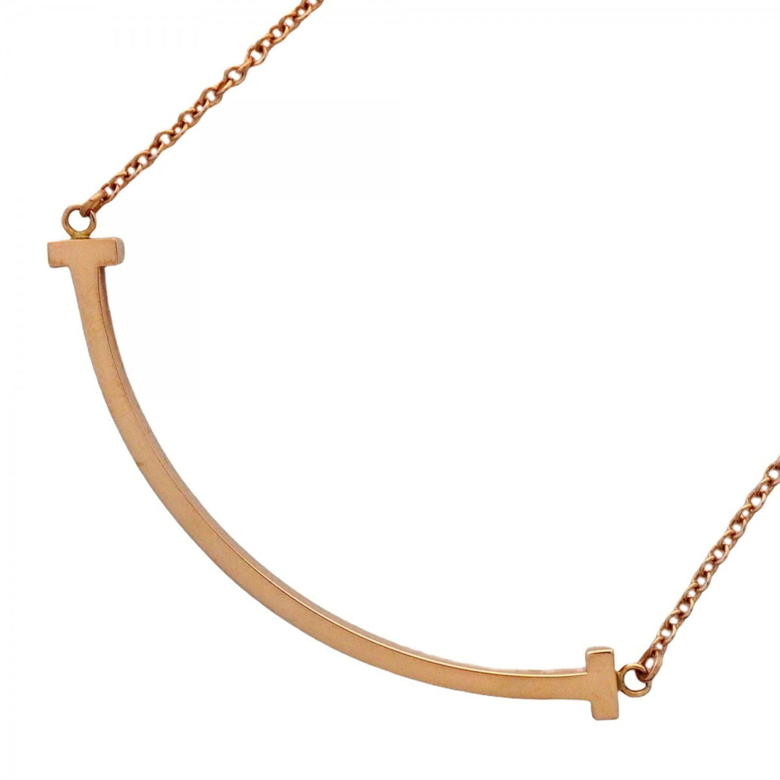 Women Tiffany T Smile Small Necklace in 18K Pink Gold for: Women Tiffany T Smile Small Necklace in 18K Pink Gold for This listing features Women Tiffany T Smile Small Necklace in 18K Pink Gold for. Item specifics are provided below. Item Specifics: Brand: Tif