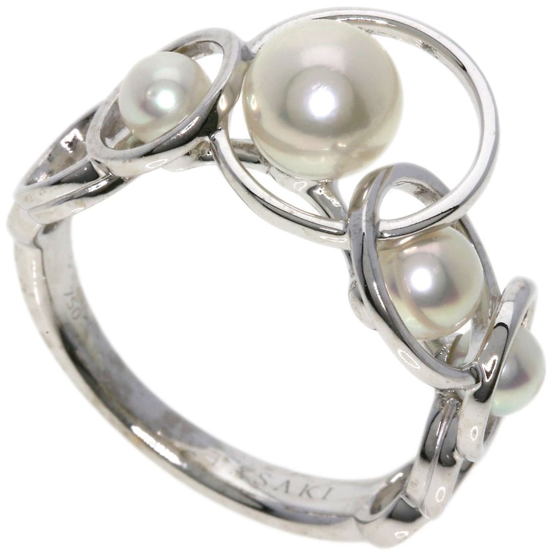 Gold TASAKI Enima Akoya Pearl Ring K18 White: Gold TASAKI Enima Akoya Pearl Ring K18 White This listing features Gold TASAKI Enima Akoya Pearl Ring K18 White. Item specifics are provided below. Item Specifics: Brand: TASAKI Style: Ring Material: