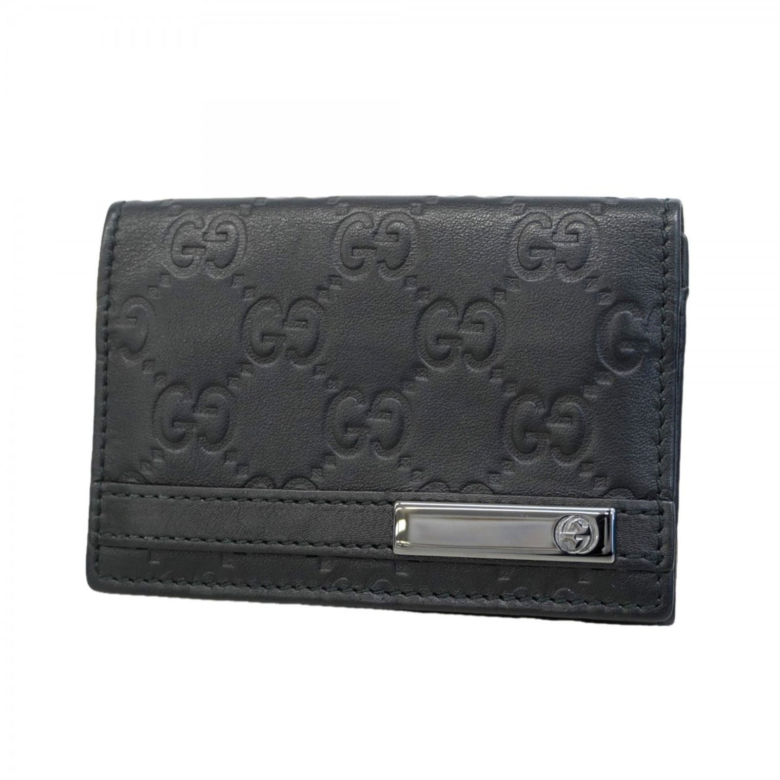 Leather Gucci Card Case: Leather Gucci Card Case This listing features Leather Gucci Card Case. Item specifics are provided below. Item Specifics: Brand: Gucci Type: Card Case Gender: Men,Women Color: Black Material: Leather