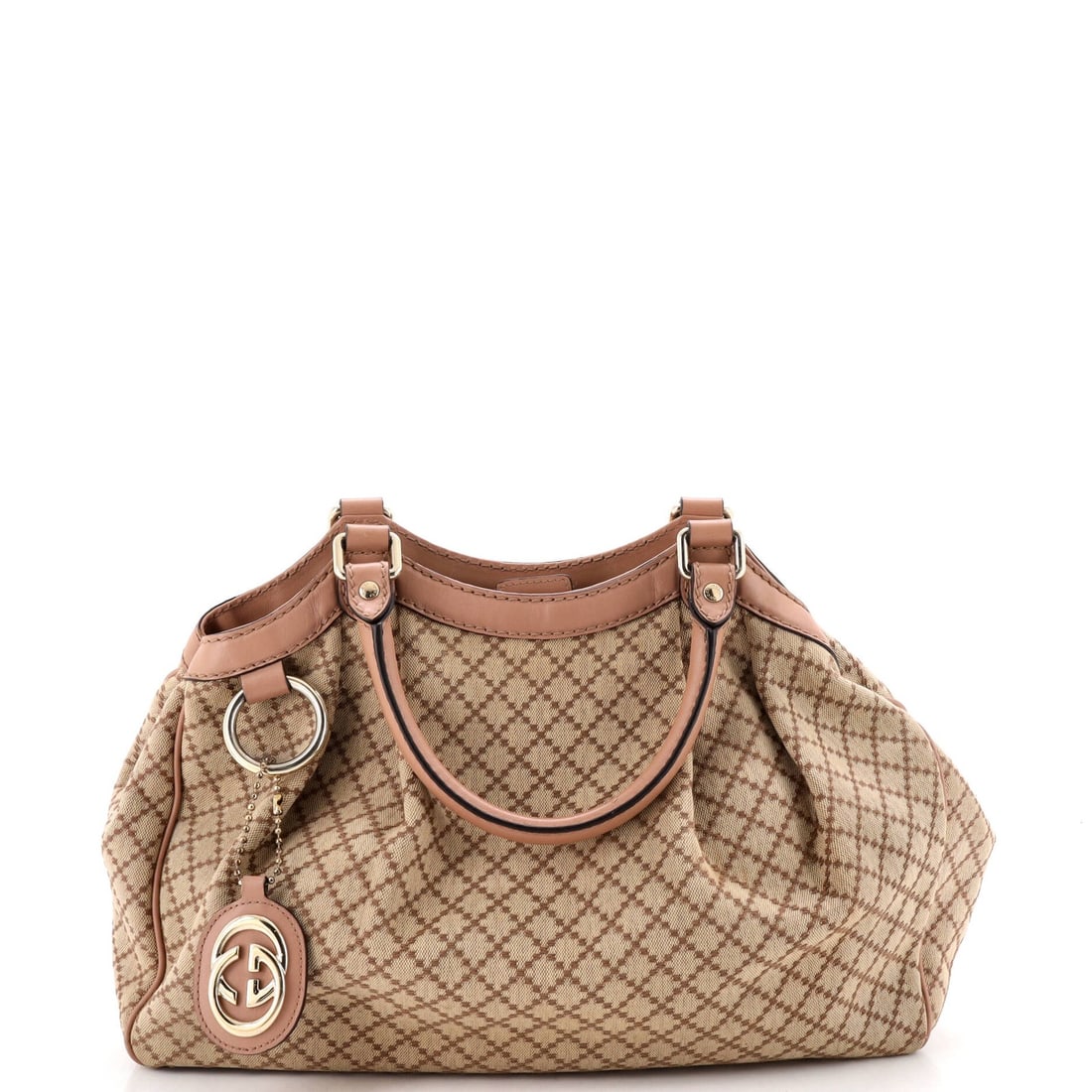 Medium Gucci Sukey Tote Diamante Canvas with Leather (1 of 6)