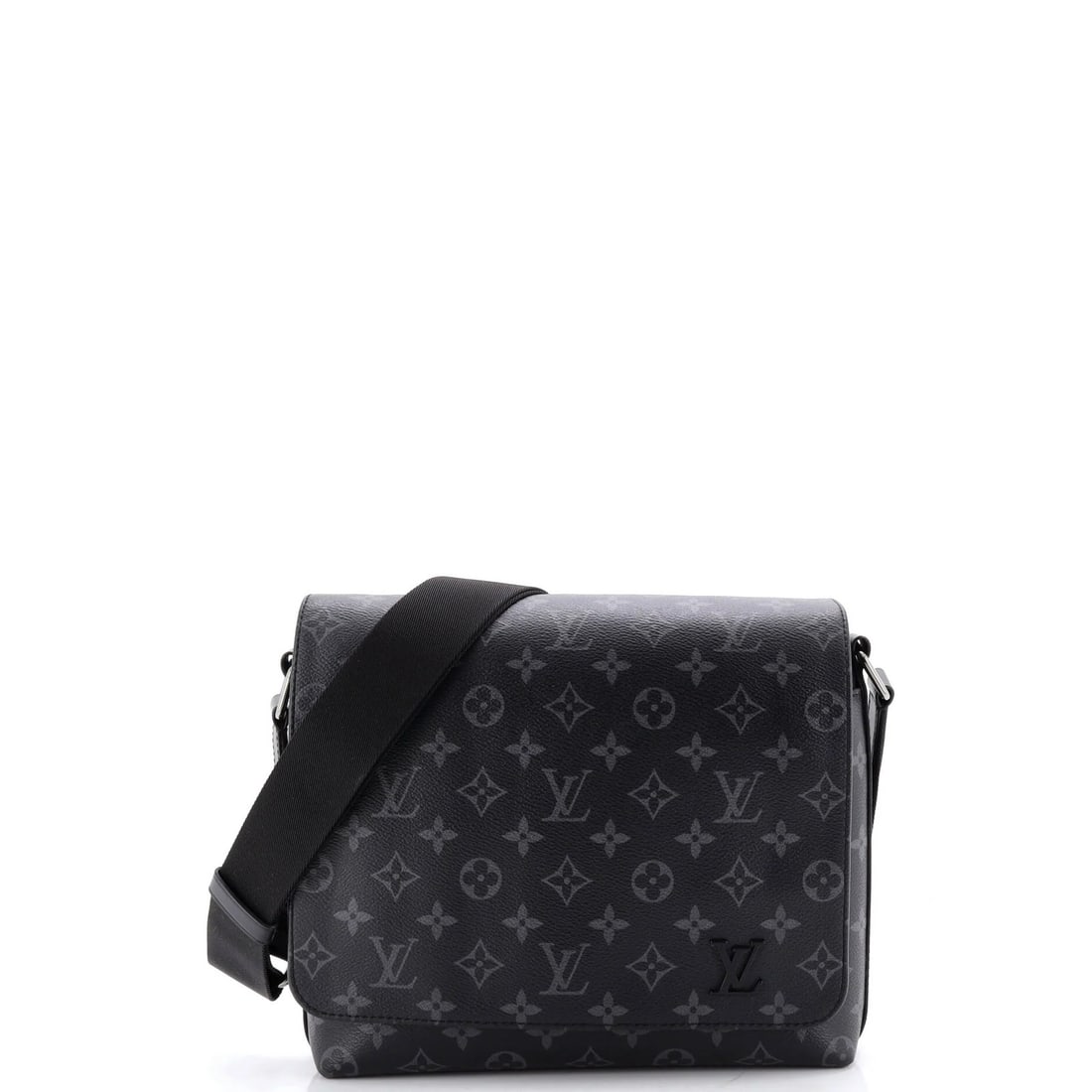 PM Louis Vuitton District Messenger Bag Monogram Eclipse Canvas: PM Louis Vuitton District Messenger Bag Monogram Eclipse Canvas This listing features PM Louis Vuitton District Messenger Bag Monogram Eclipse Canvas. Item specifics are provided below. Item Specifics
