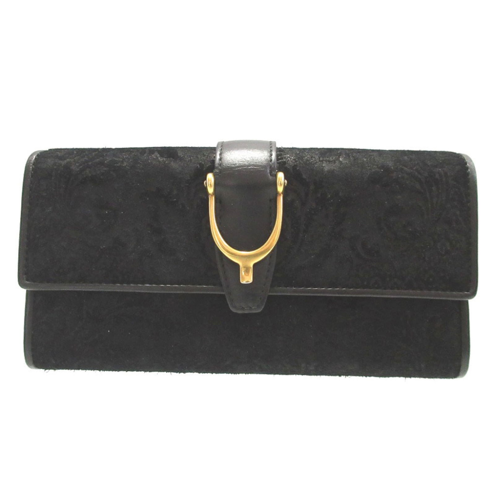 Suede Gucci Long Wallet (Bi-Fold): Suede Gucci Long Wallet (Bi-Fold) This listing features Suede Gucci Long Wallet (Bi-Fold). Item specifics are provided below. Item Specifics: Brand: Gucci Type: Long Wallet (Bi-Fold) Gender: Women Mat