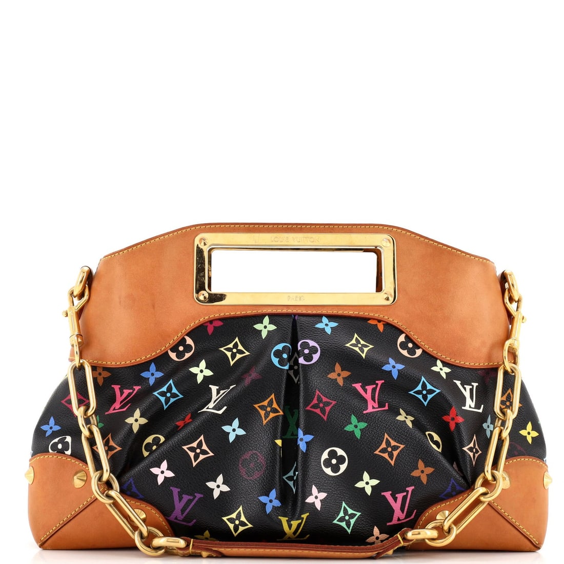 MM Louis Vuitton Judy Handbag Monogram Multicolor: MM Louis Vuitton Judy Handbag Monogram Multicolor This listing features MM Louis Vuitton Judy Handbag Monogram Multicolor. Item specifics are provided below. Item Specifics: Brand: Louis Vuitton Exter