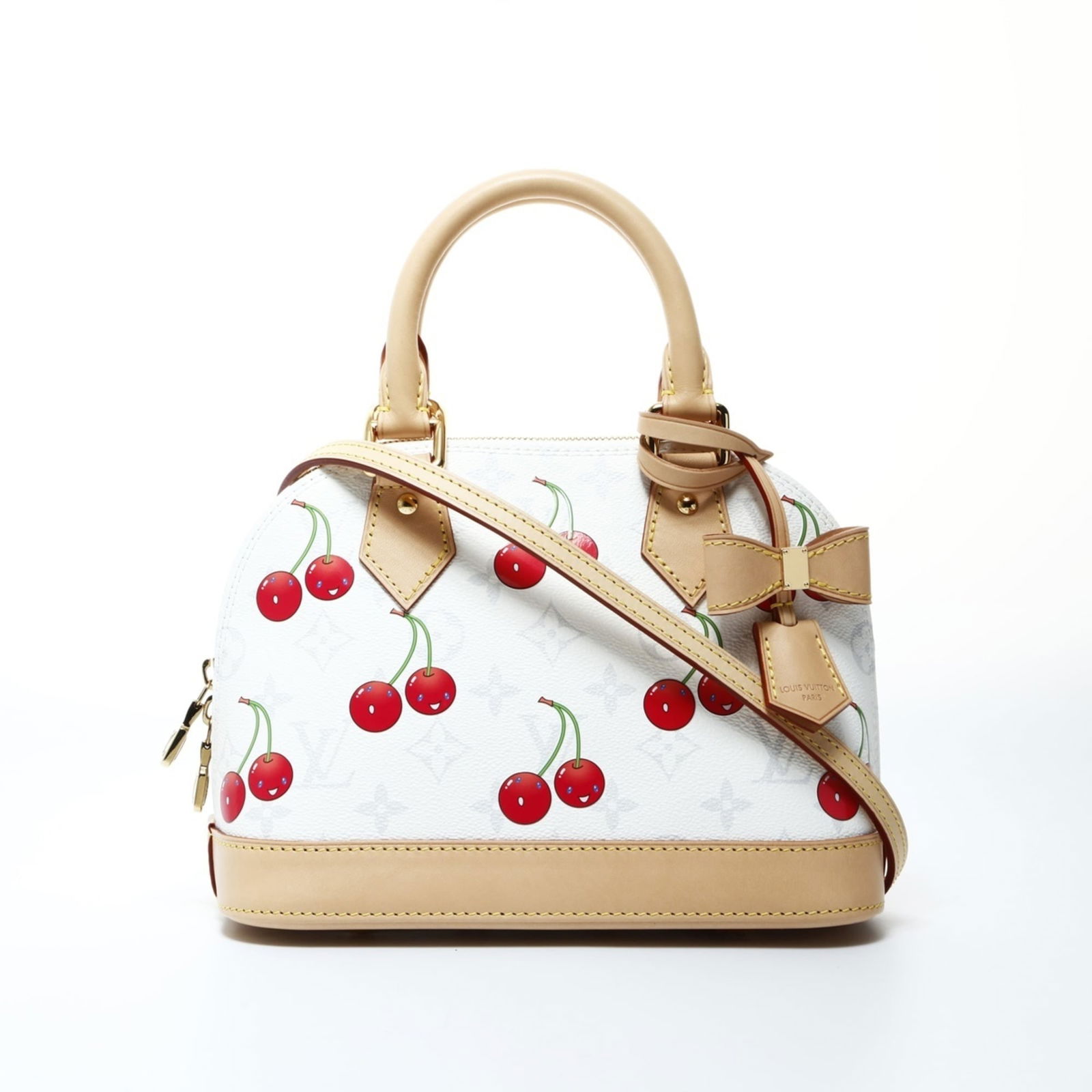Handbag Louis Vuitton: Handbag Louis Vuitton This listing features Handbag Louis Vuitton. Item specifics are provided below. Item Specifics: Brand: Louis Vuitton Type: Handbag Color: Monogram Cherry, White Gender: Women Siz