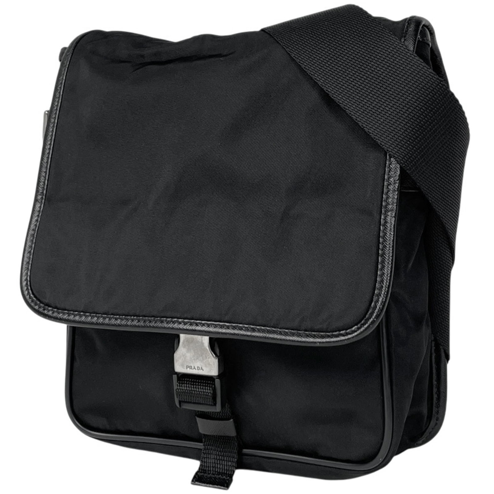 Nylon Prada Shoulder Bag: Nylon Prada Shoulder Bag This listing features Nylon Prada Shoulder Bag. Item specifics are provided below. Item Specifics: Brand: Prada Type: Shoulder Bag Material: Nylon Color: Black Gender: Women S