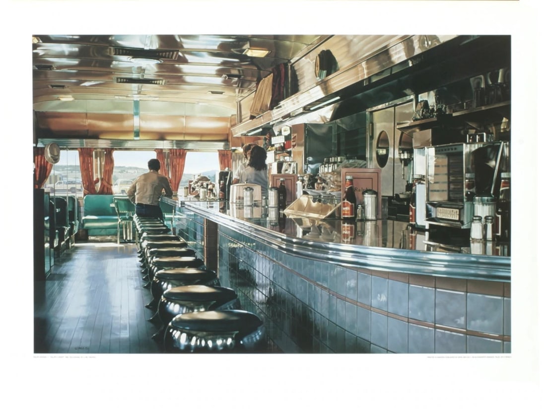 Mu RALPH GOINGS Ralph's Diner (no text) 23.75" x 31.5" Poster 1975 Realism Blue: Mu RALPH GOINGS Ralph's Diner (no text) 23.75" x 31.5" Poster 1975 Realism Blue This listing features Mu RALPH GOINGS Ralph's Diner (no text) 23.75" x 31.5" Poster 1975 Realism Blue. Item specifics ar