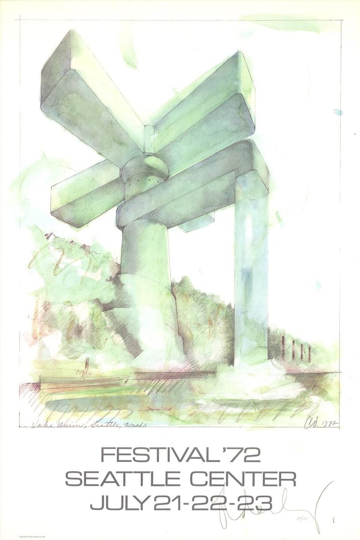 Lith CLAES OLDENBURG "Giant Faucet" (or "Giant Tap") SIGNED 36.5" x 24.5" Offset: Lith CLAES OLDENBURG "Giant Faucet" (or "Giant Tap") SIGNED 36.5" x 24.5" Offset This listing features Lith CLAES OLDENBURG "Giant Faucet" (or "Giant Tap") SIGNED 36.5" x 24.5" Offset. Item specifics