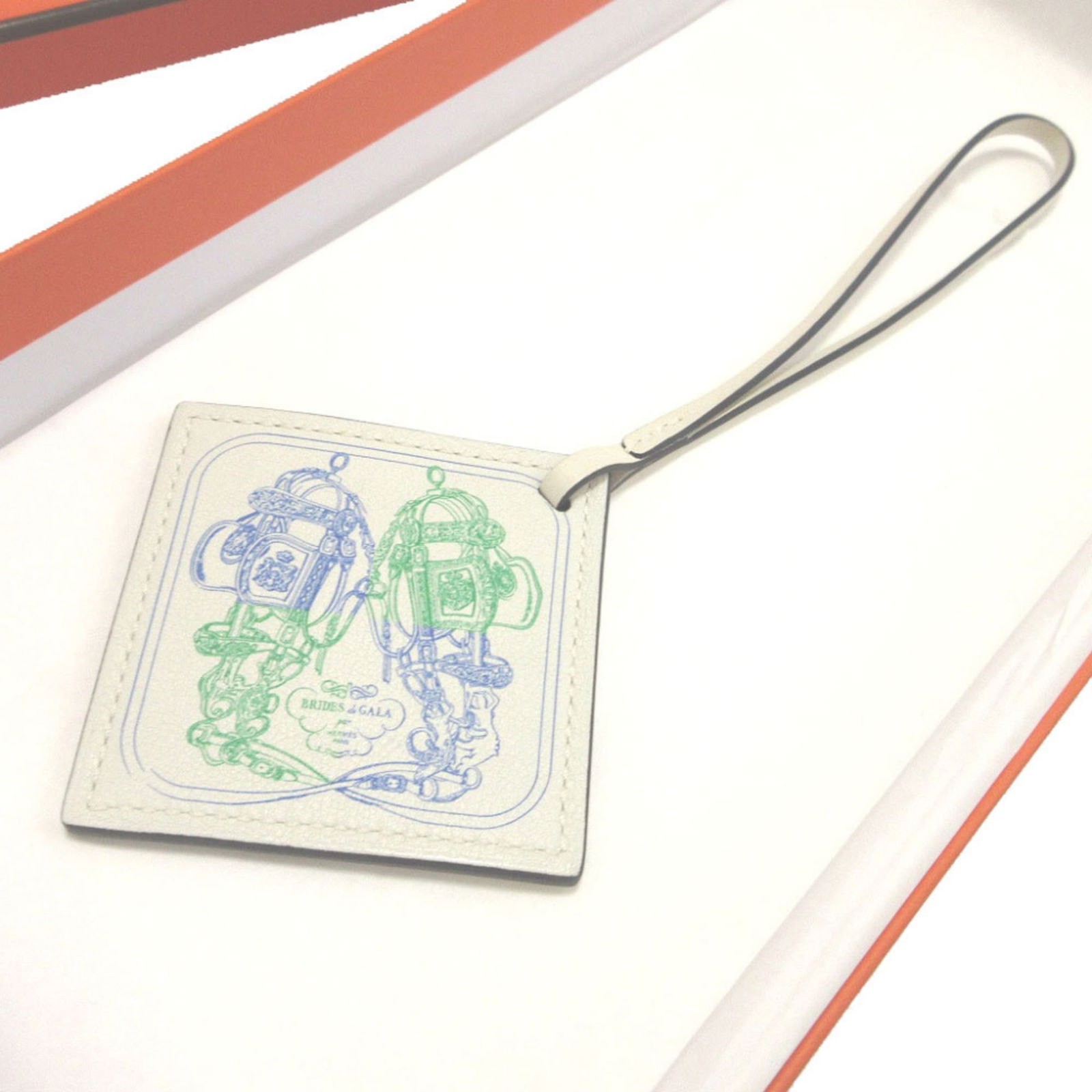 Leather Hermes Keyring Swift - 3