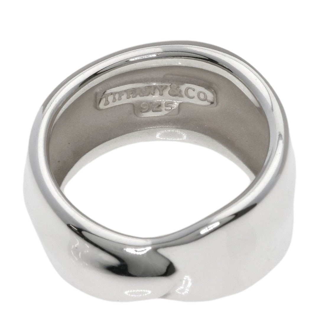 Silver TIFFANY&Co. Leaf Ring - 4