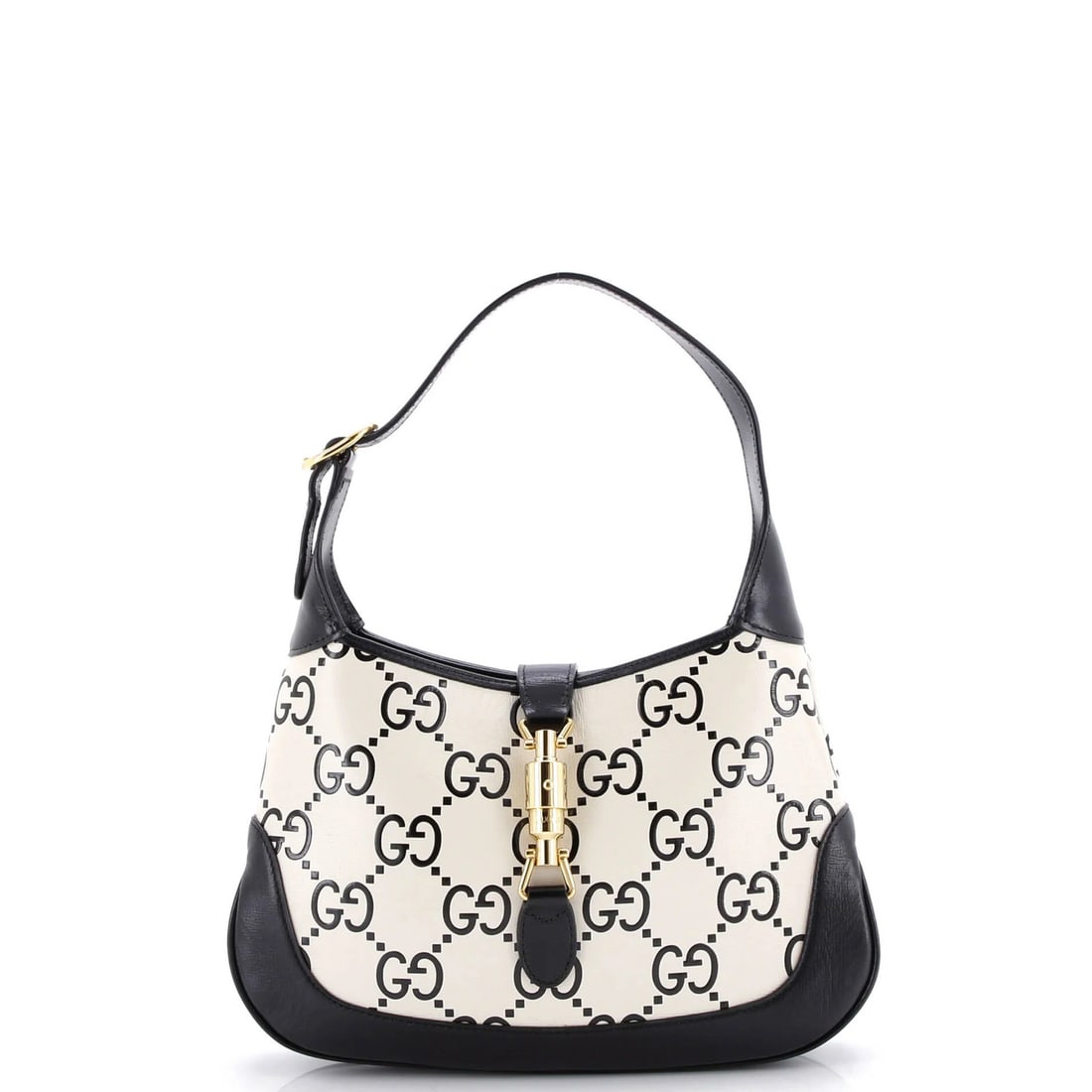 Small Gucci Jackie 1961 Hobo GG Embossed Leather: Small Gucci Jackie 1961 Hobo GG Embossed Leather This listing features Small Gucci Jackie 1961 Hobo GG Embossed Leather. Item specifics are provided below. Item Specifics: Brand: Gucci Exterior Materi