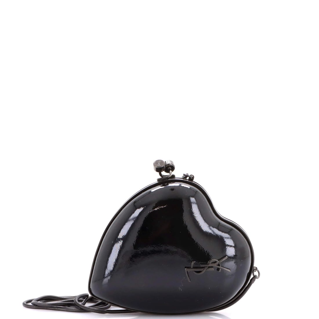 Small Saint Laurent Love Heart Chain Box Clutch Patent: Small Saint Laurent Love Heart Chain Box Clutch Patent This listing features Small Saint Laurent Love Heart Chain Box Clutch Patent. Item specifics are provided below. Item Specifics: Brand: Saint Lau
