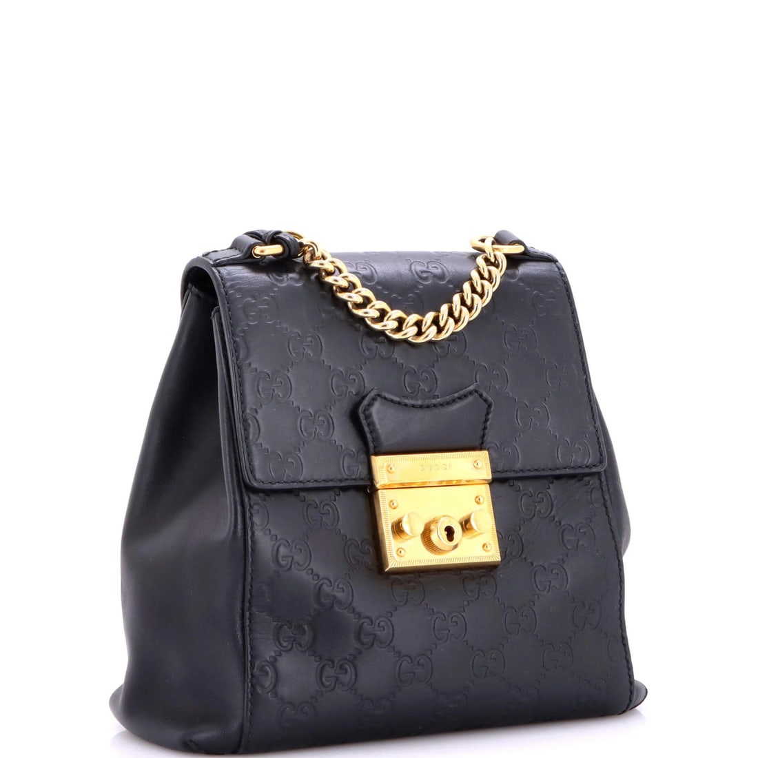 Mini Gucci Padlock Backpack Guccissima Leather - 2