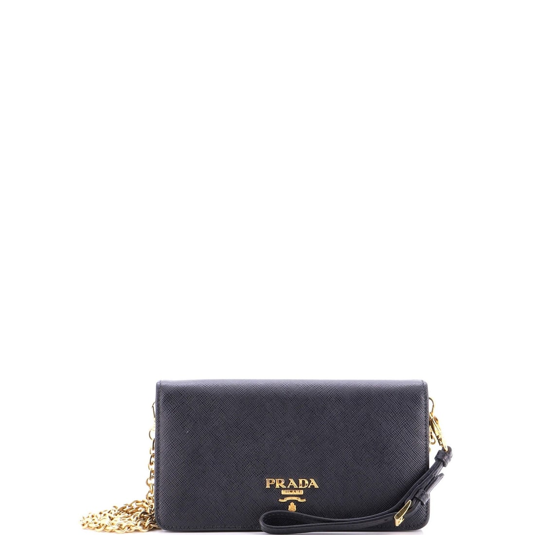 Mini Prada Wristlet Wallet on Chain Saffiano Leather: Mini Prada Wristlet Wallet on Chain Saffiano Leather This listing features Mini Prada Wristlet Wallet on Chain Saffiano Leather. Item specifics are provided below. Item Specifics: Brand: Prada Exterio