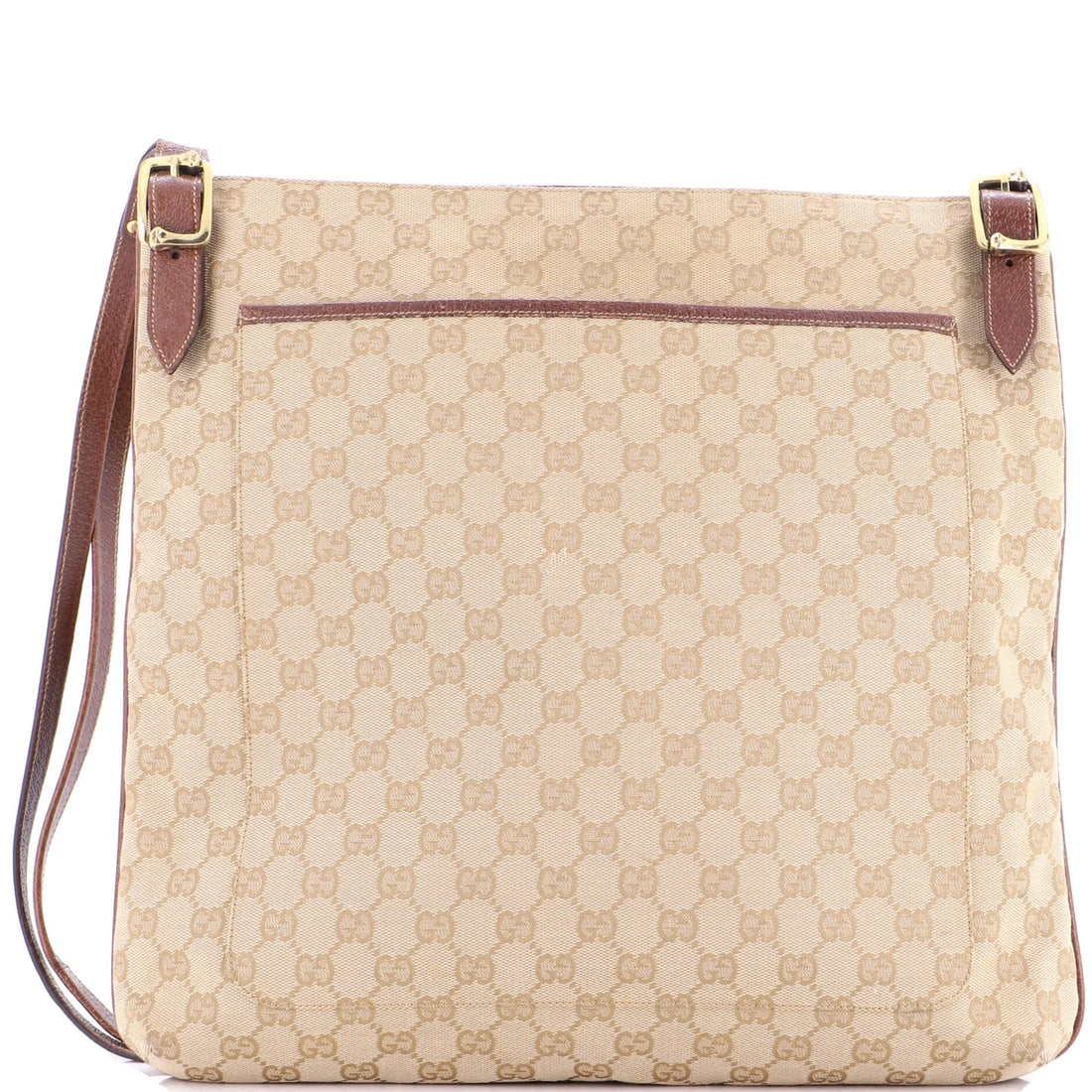 Large Gucci Vintage Belted Flat Messenger GG Canvas: Large Gucci Vintage Belted Flat Messenger GG Canvas This listing features Large Gucci Vintage Belted Flat Messenger GG Canvas. Item specifics are provided below. Item Specifics: Brand: Gucci Exterior