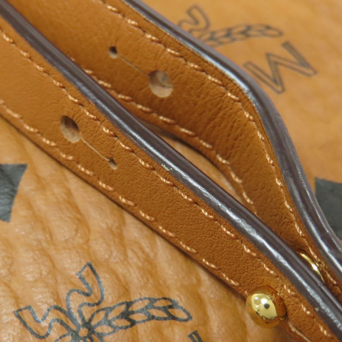 PVC MCM logo Backpack Daypack - 13