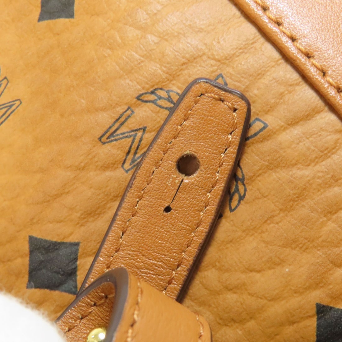 PVC MCM logo Backpack Daypack - 14