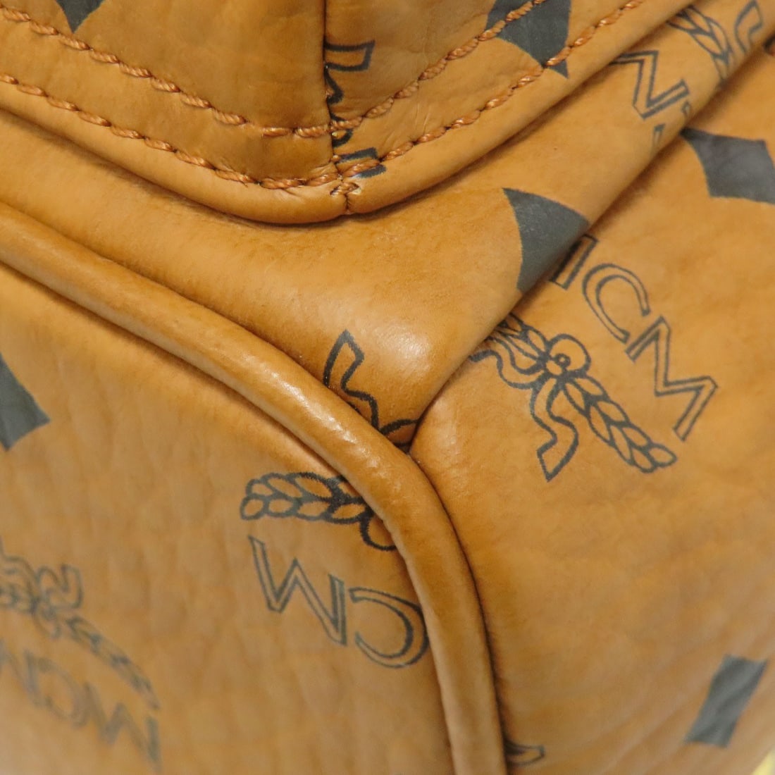 PVC MCM logo Backpack Daypack - 17