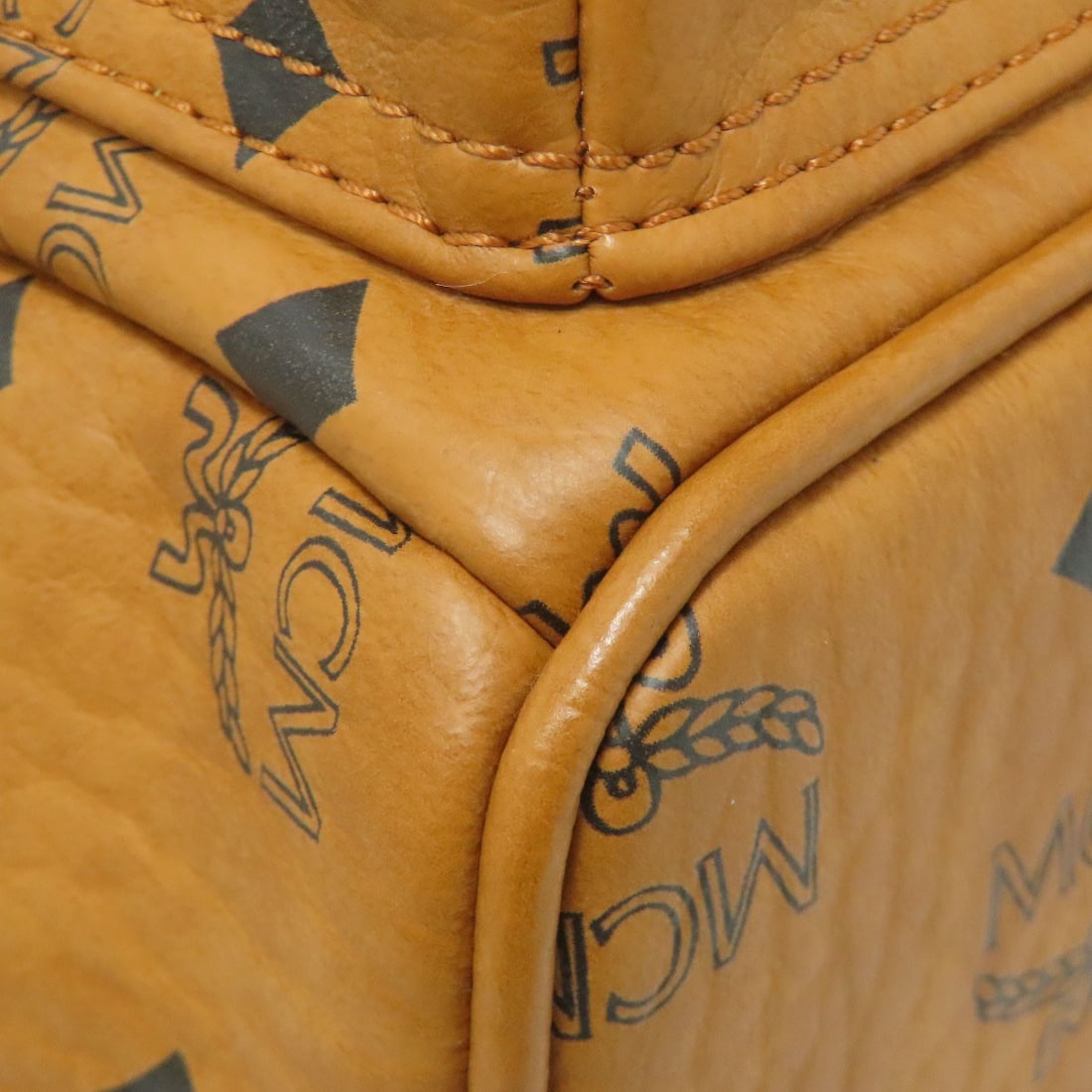 PVC MCM logo Backpack Daypack - 18